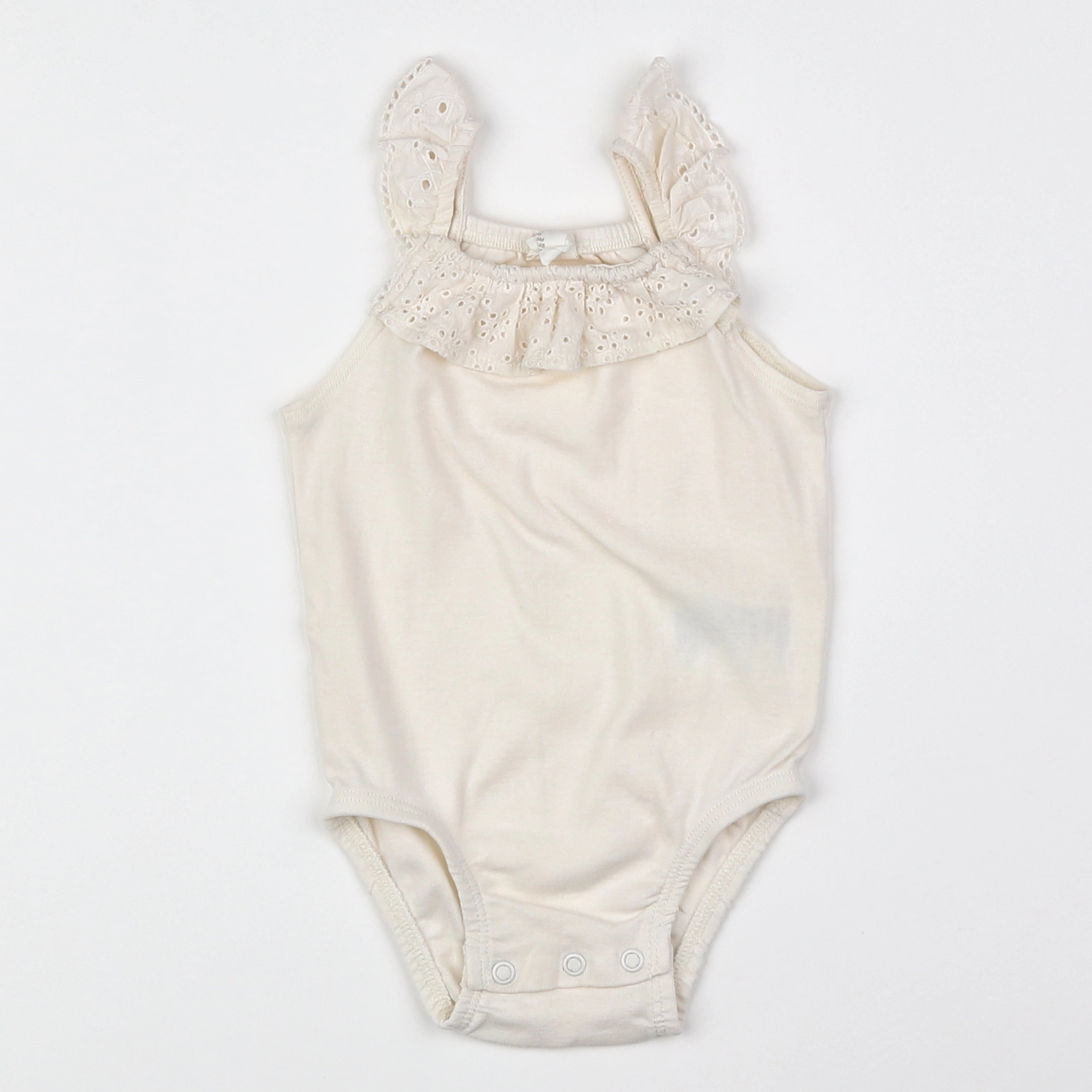 H&M - body vetement beige - 3/6 mois