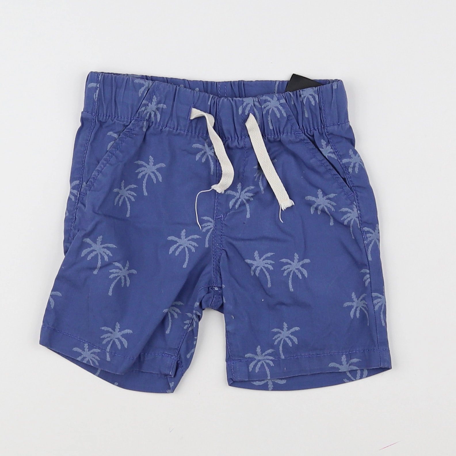 H&M - short bleu - 9/12 mois