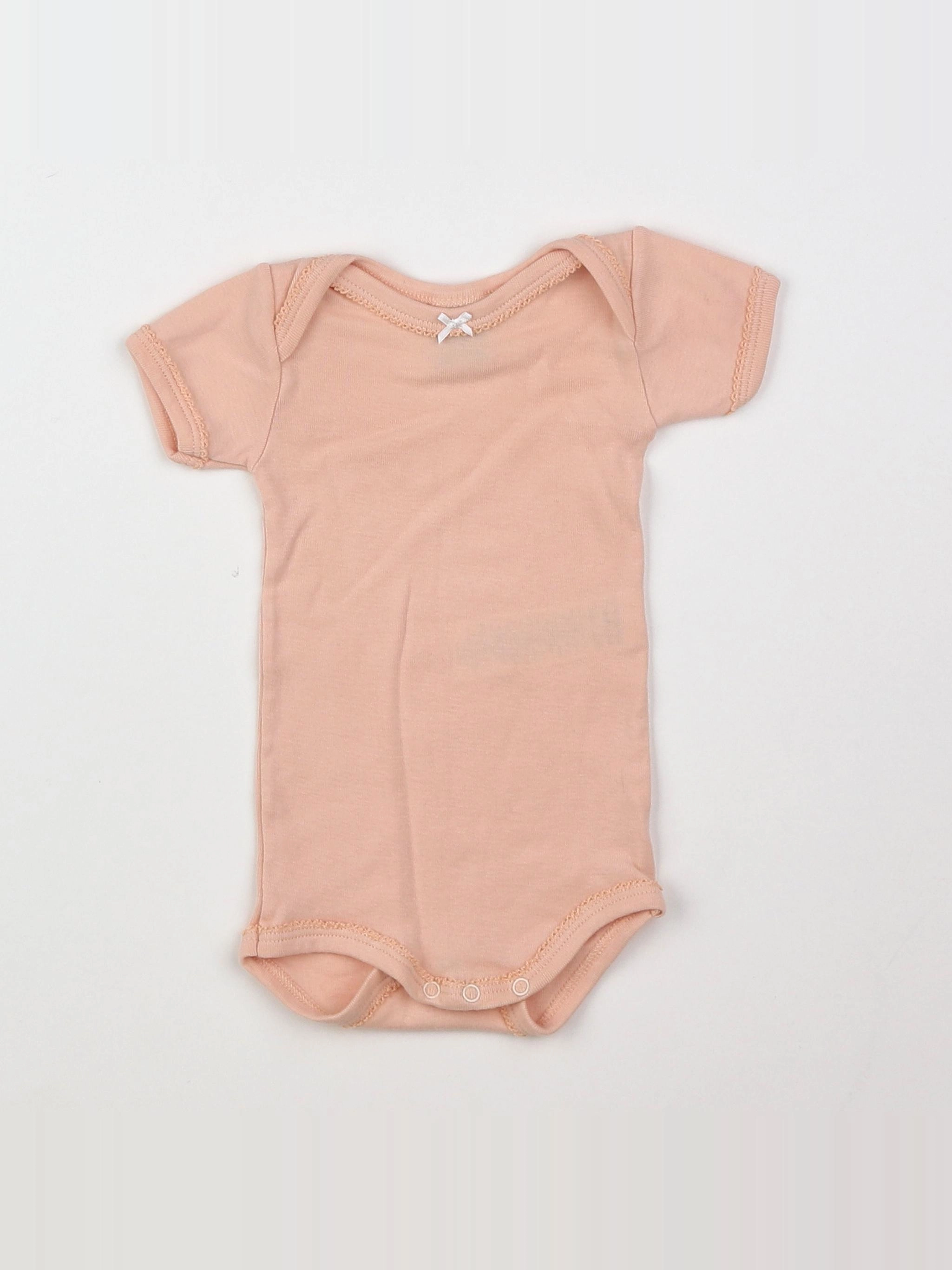 Petit Bateau - body rose - 3 mois