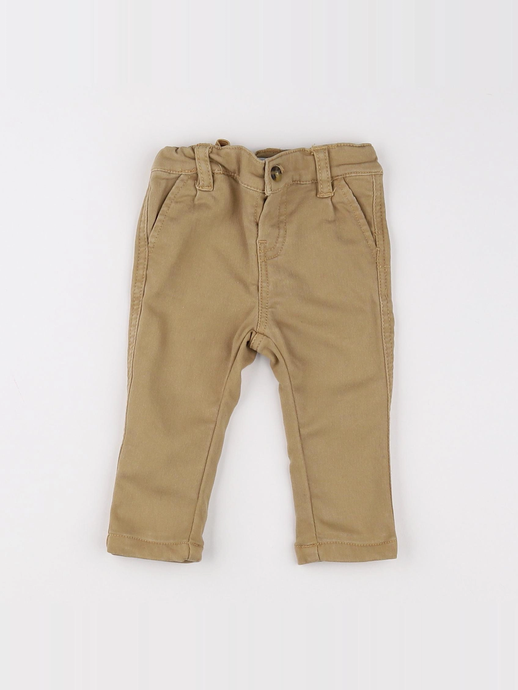 Vertbaudet - pantalon marron - 3 mois