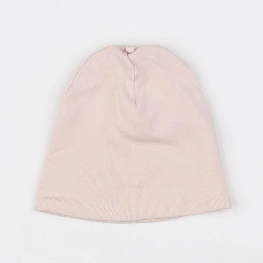 H&M - bonnet de naissance rose - 1/3 mois