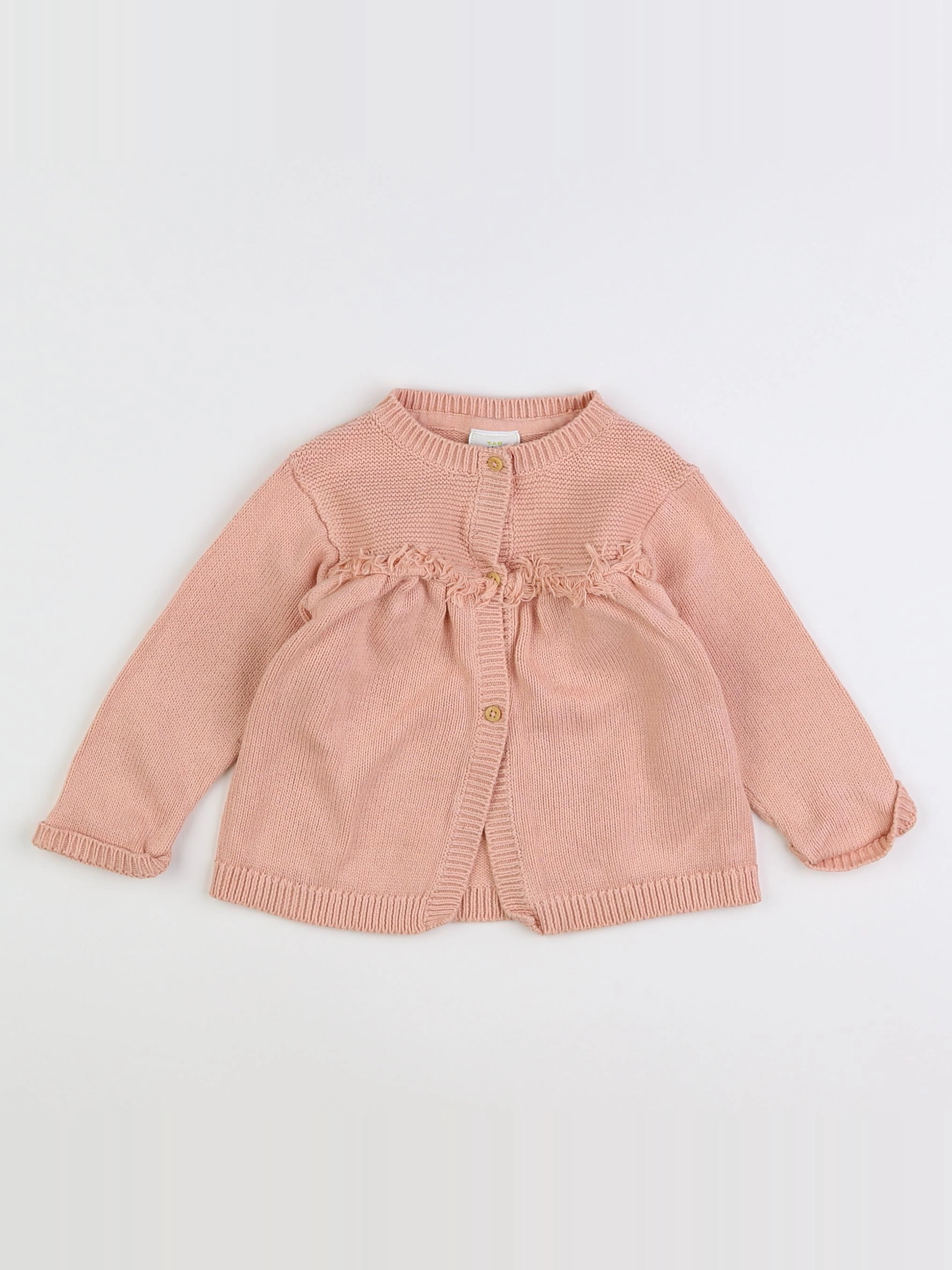 Tape à l'oeil - gilet rose - 9 mois