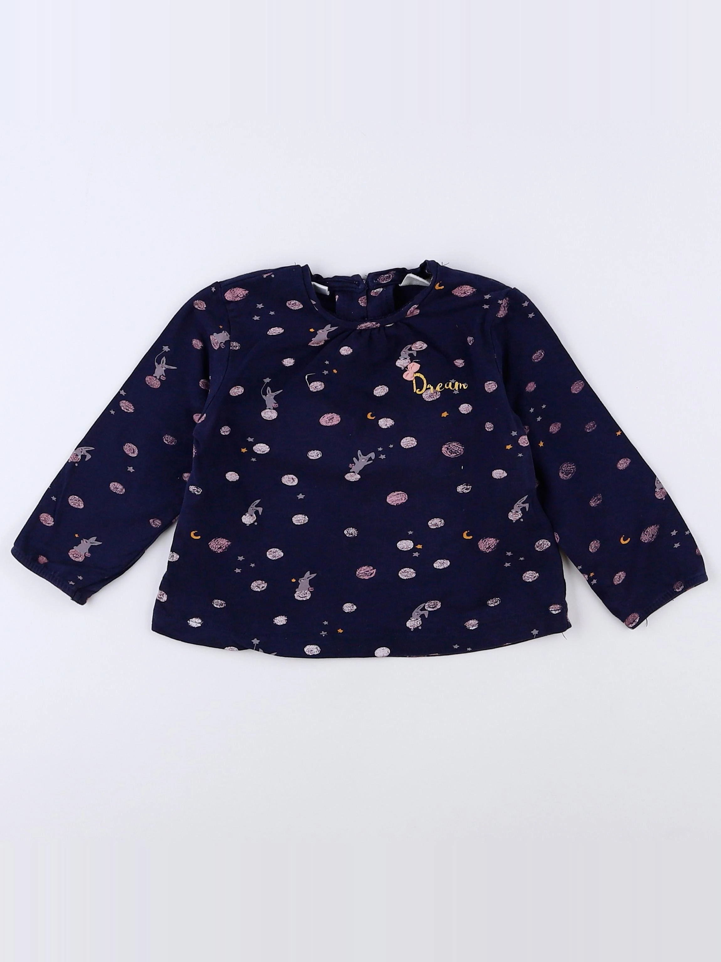 Zara - tee-shirt bleu - 9/12 mois