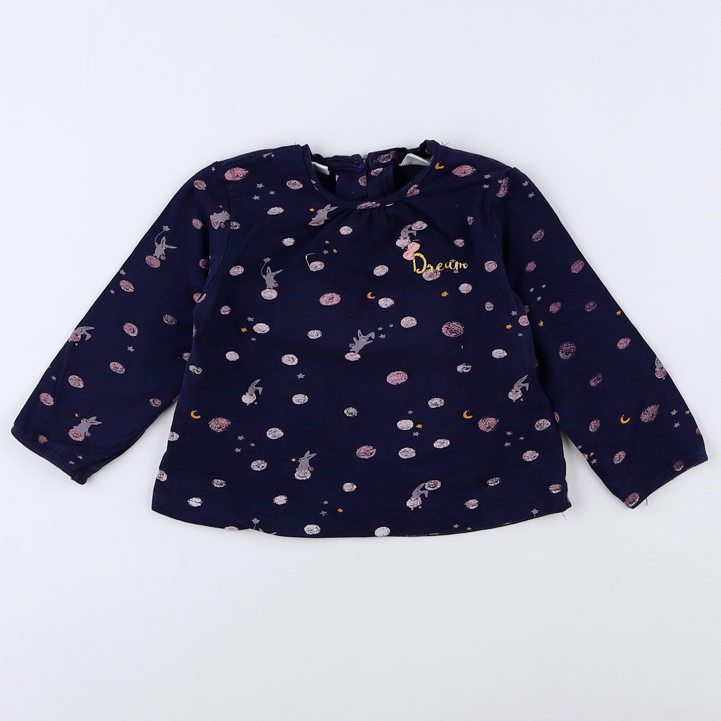 Zara - tee-shirt bleu - 9/12 mois