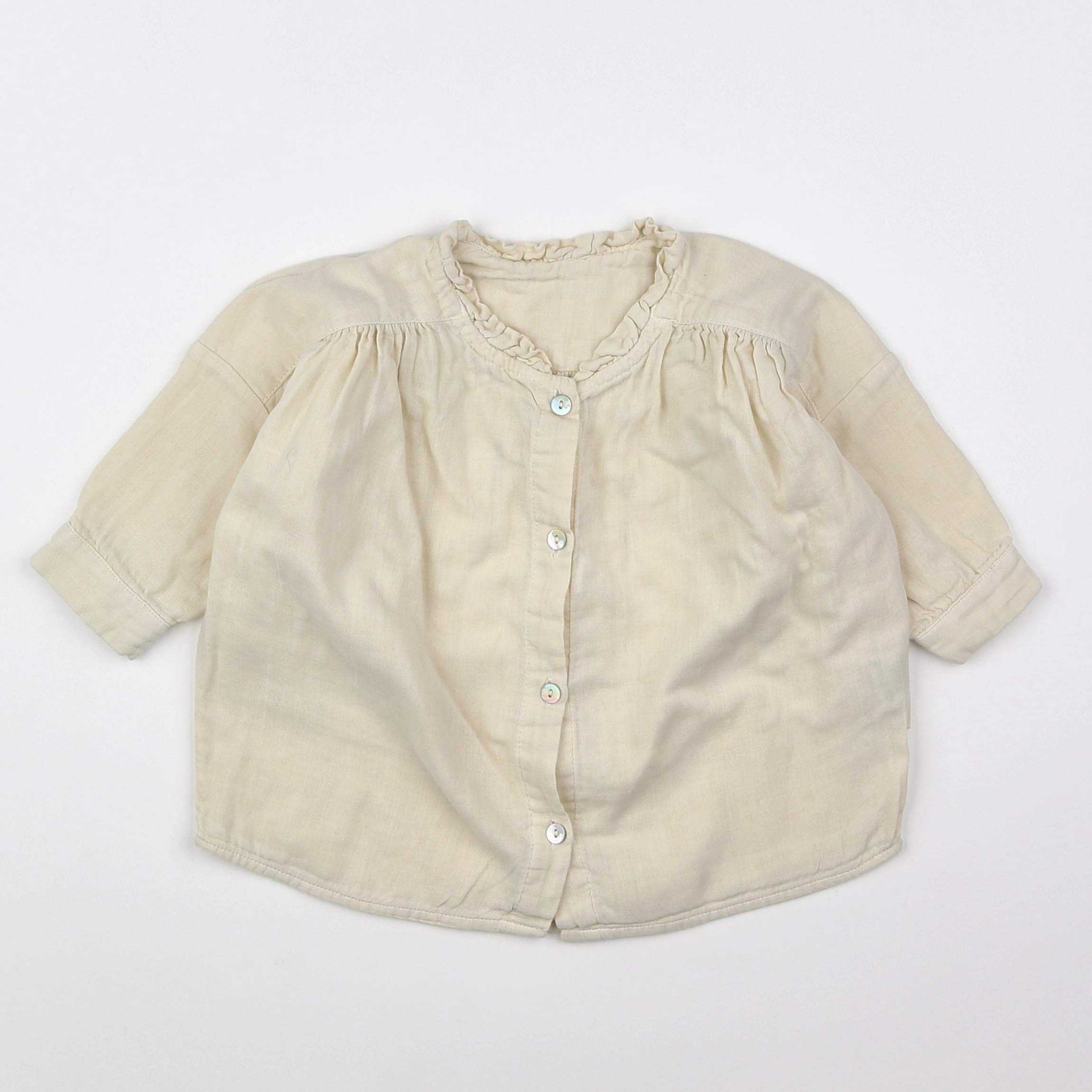 Poudre Organic - blouse beige - 9 mois