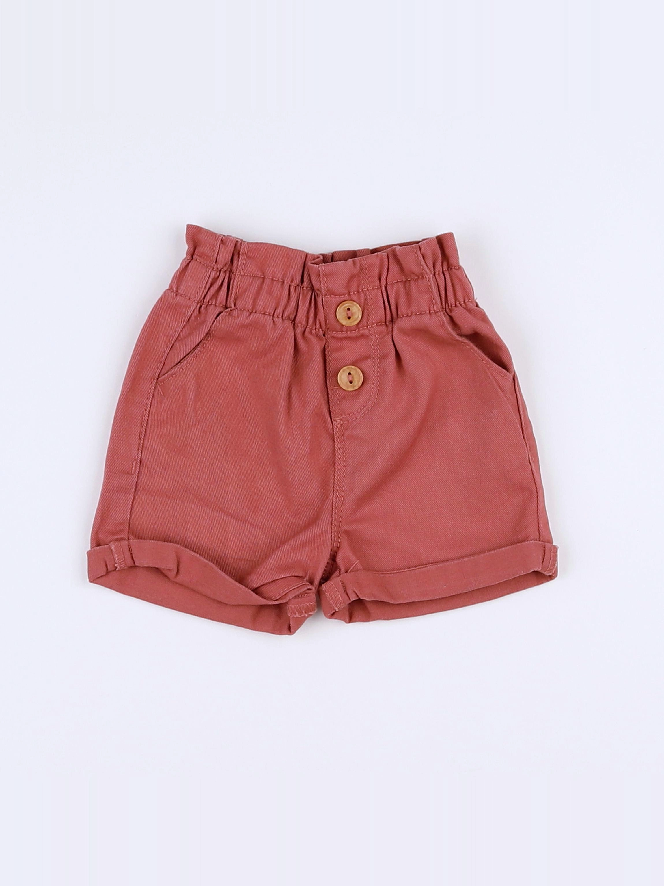 Vertbaudet - short marron - 3 mois
