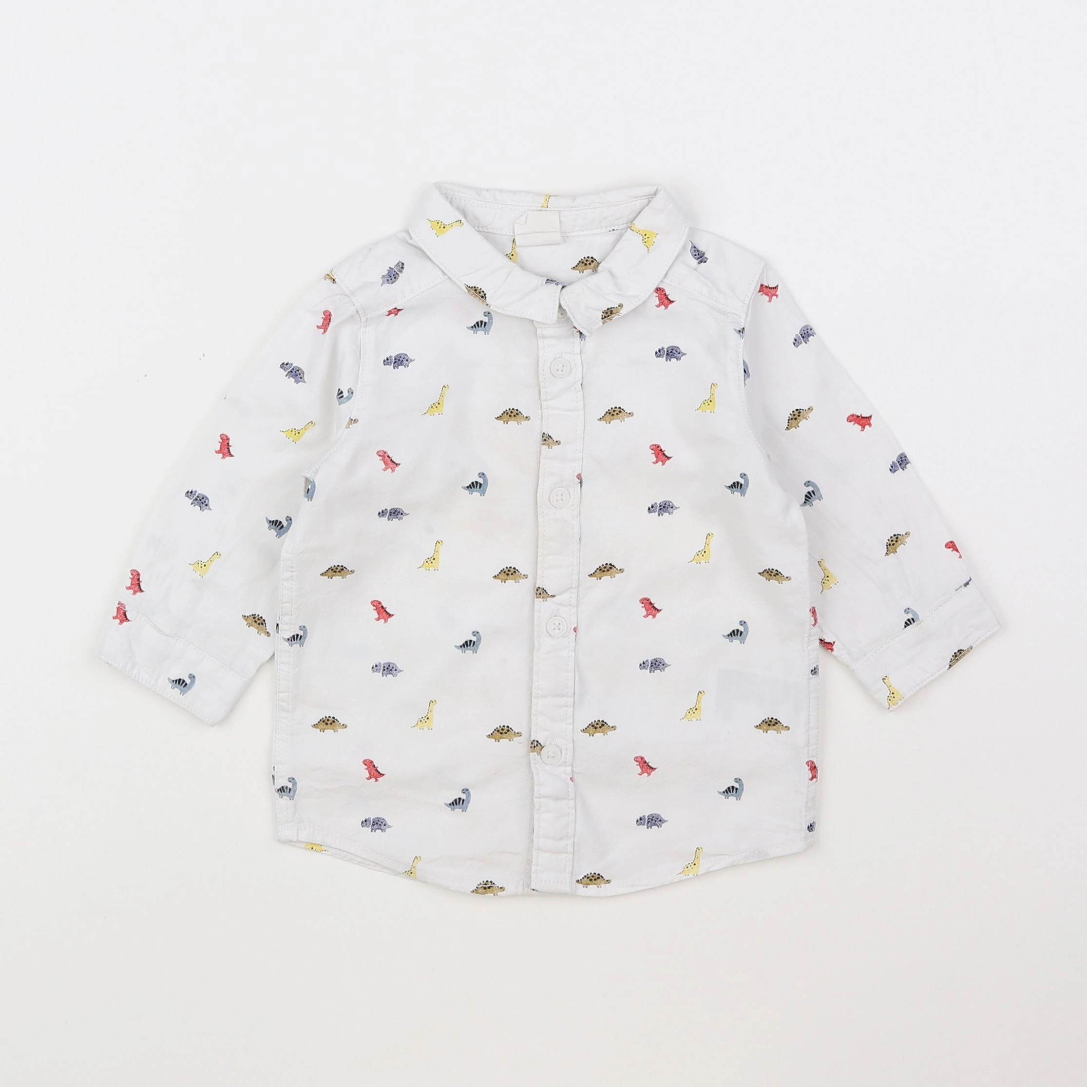 H&M - chemise blanc - 6 mois