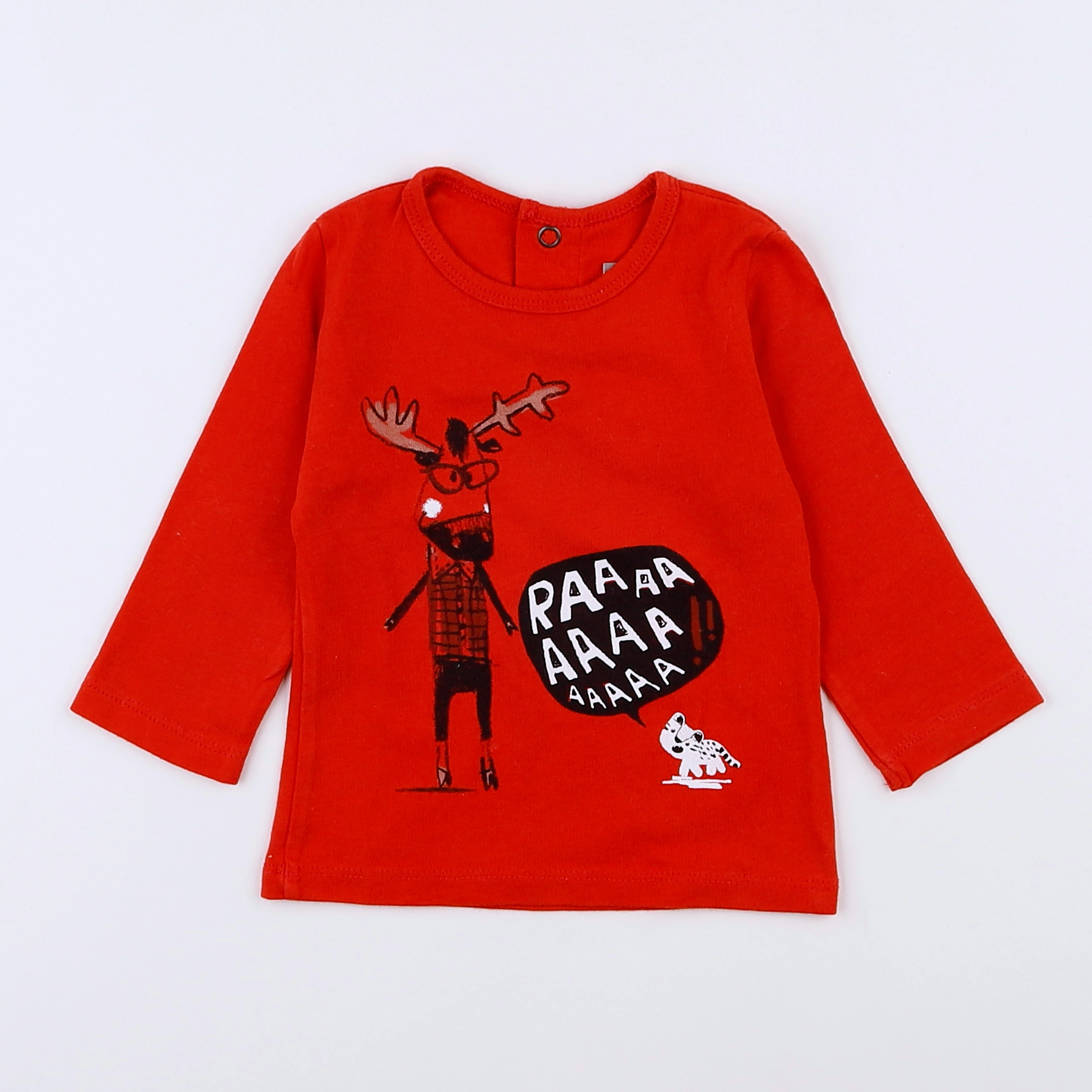 Catimini - tee-shirt rouge - 6 mois