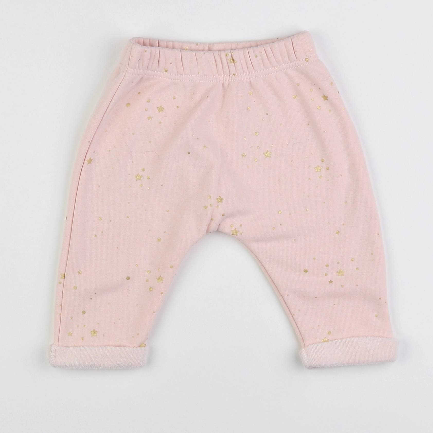 Vertbaudet - sarouel rose - 9 mois