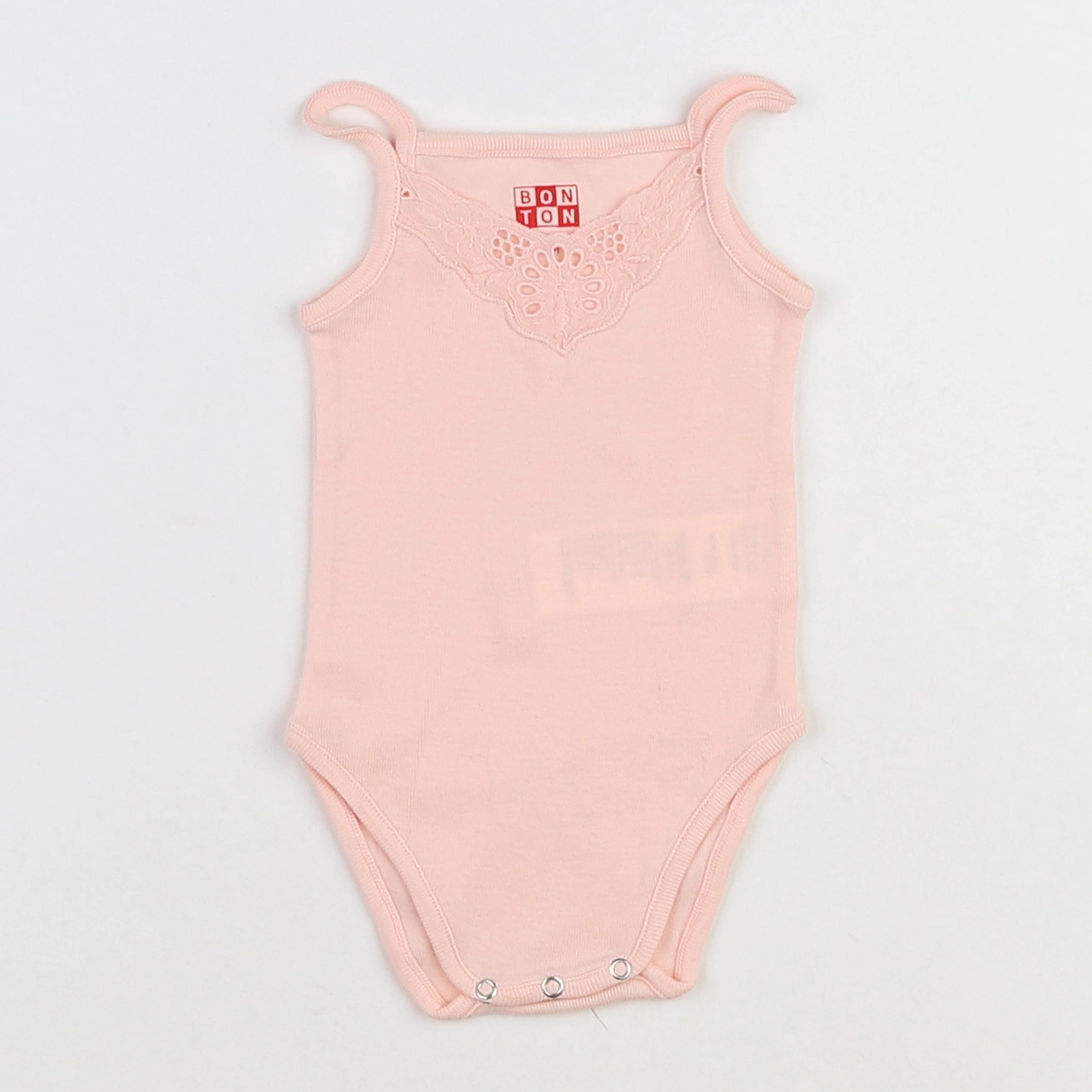 Bonton - body rose - 3 mois