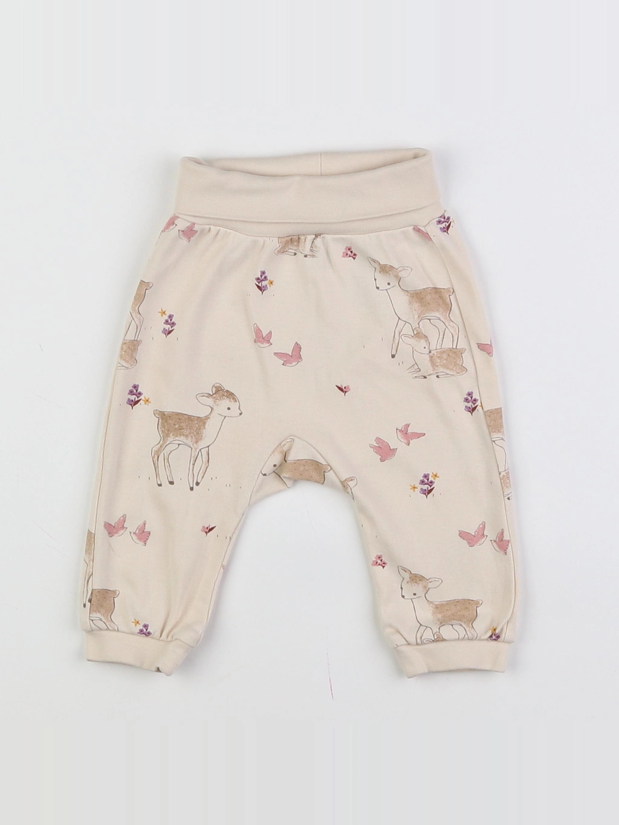 H&M - sarouel beige, multicolore - 3 mois