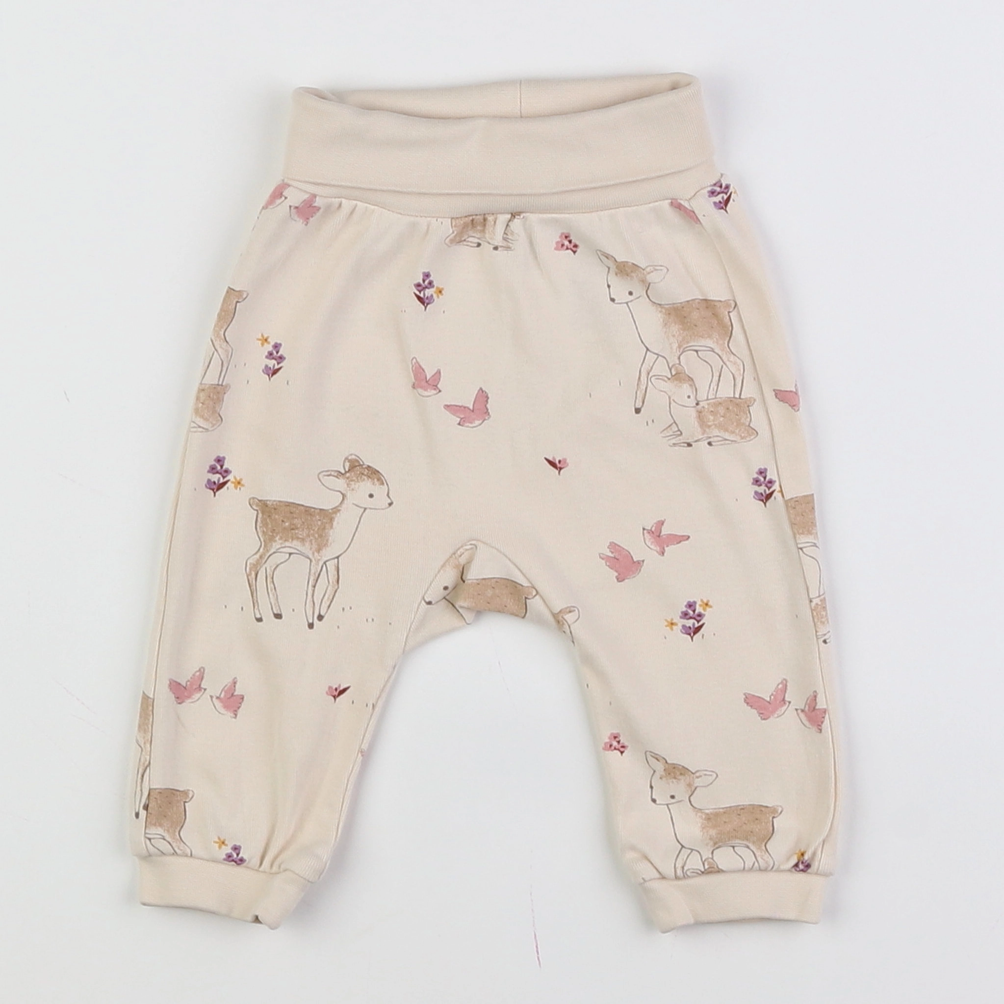H&M - sarouel beige, multicolore - 3 mois