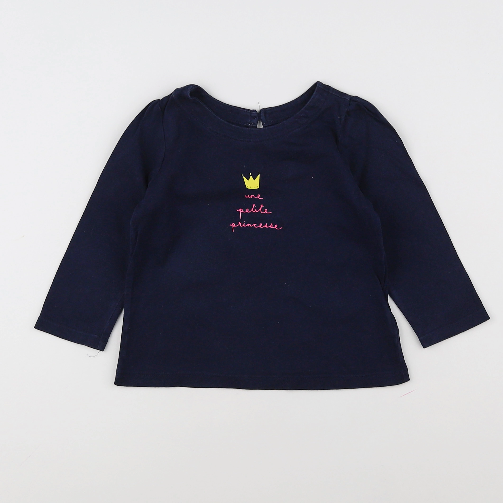 GAP - tee-shirt bleu, jaune - 12/18 mois