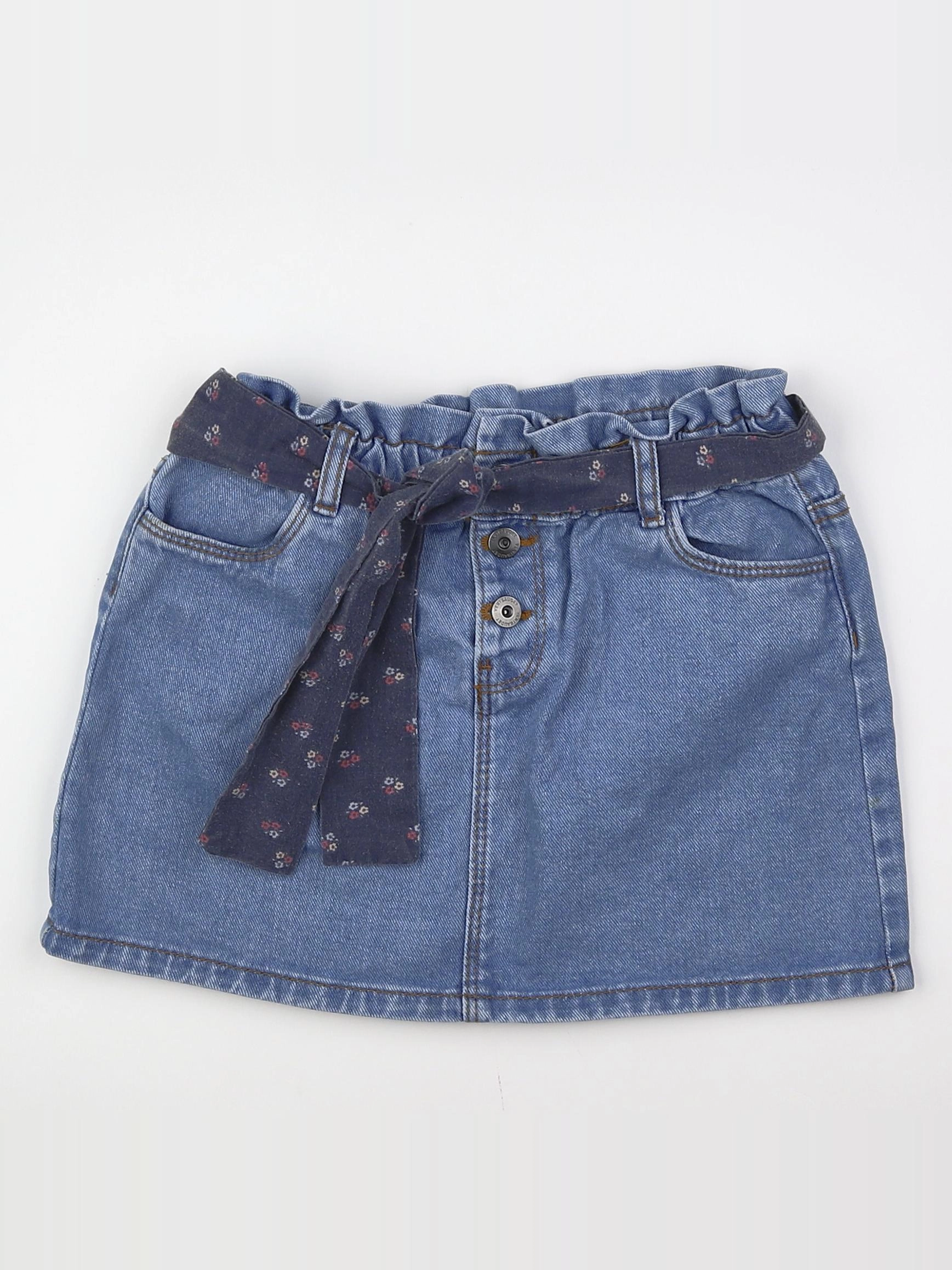 Vertbaudet - jupe bleu - 8 ans