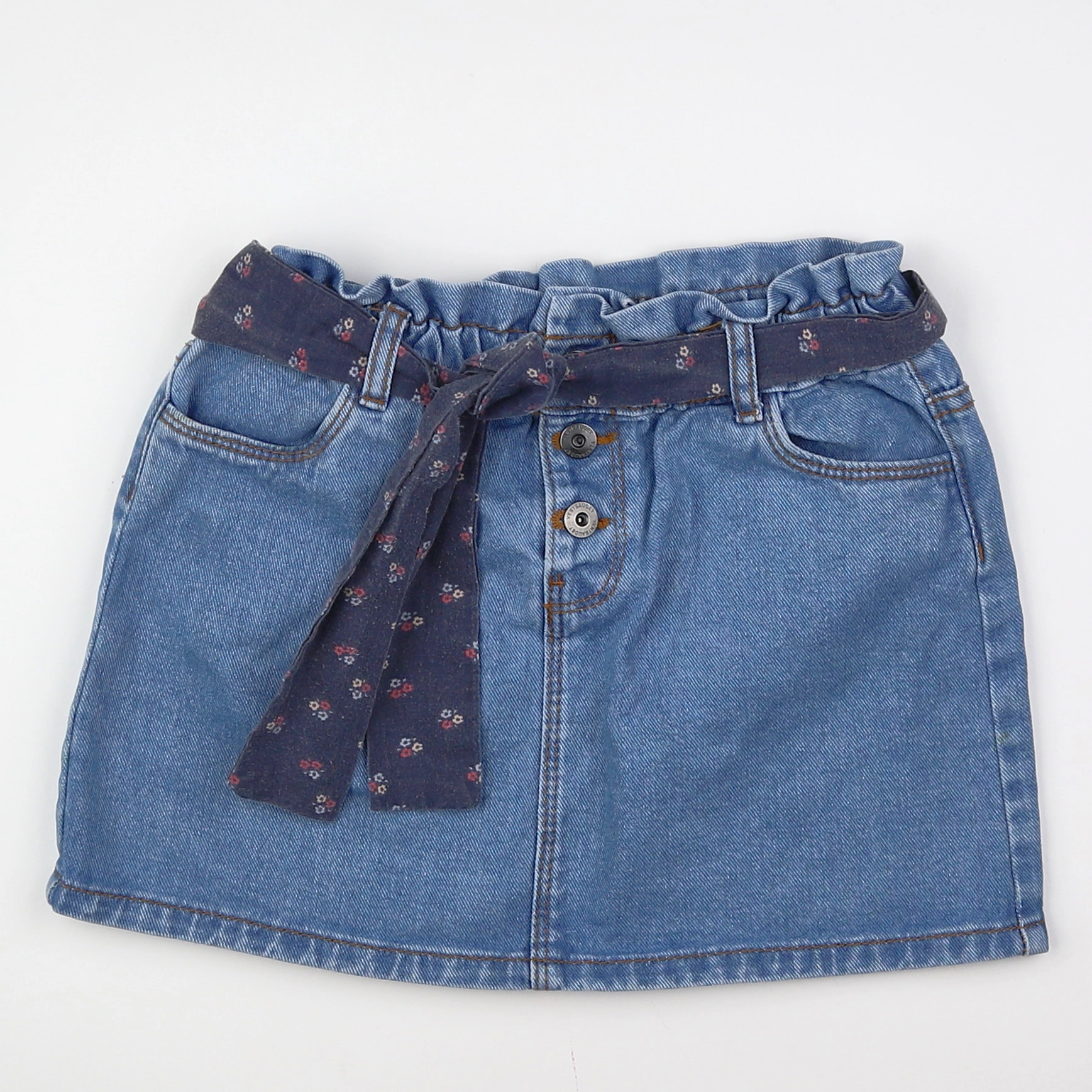 Vertbaudet - jupe bleu - 8 ans