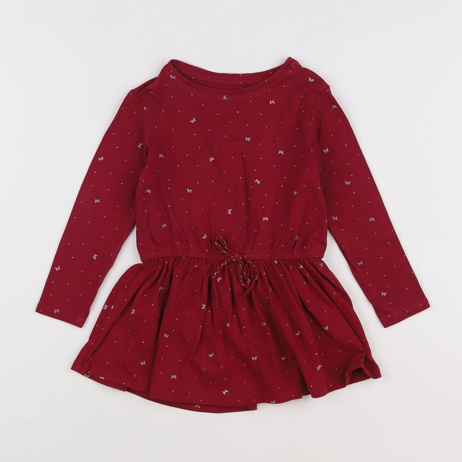 Vertbaudet - robe rouge - 2 ans