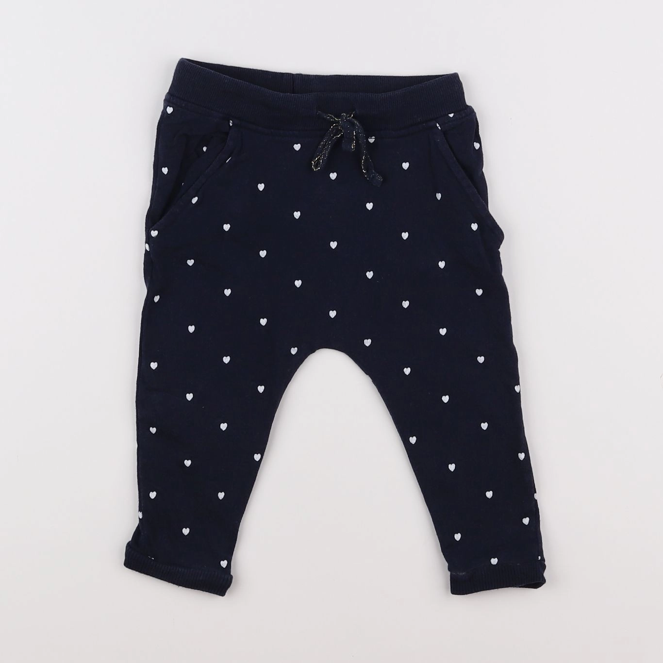 Boutchou - jogging bleu, or - 12 mois