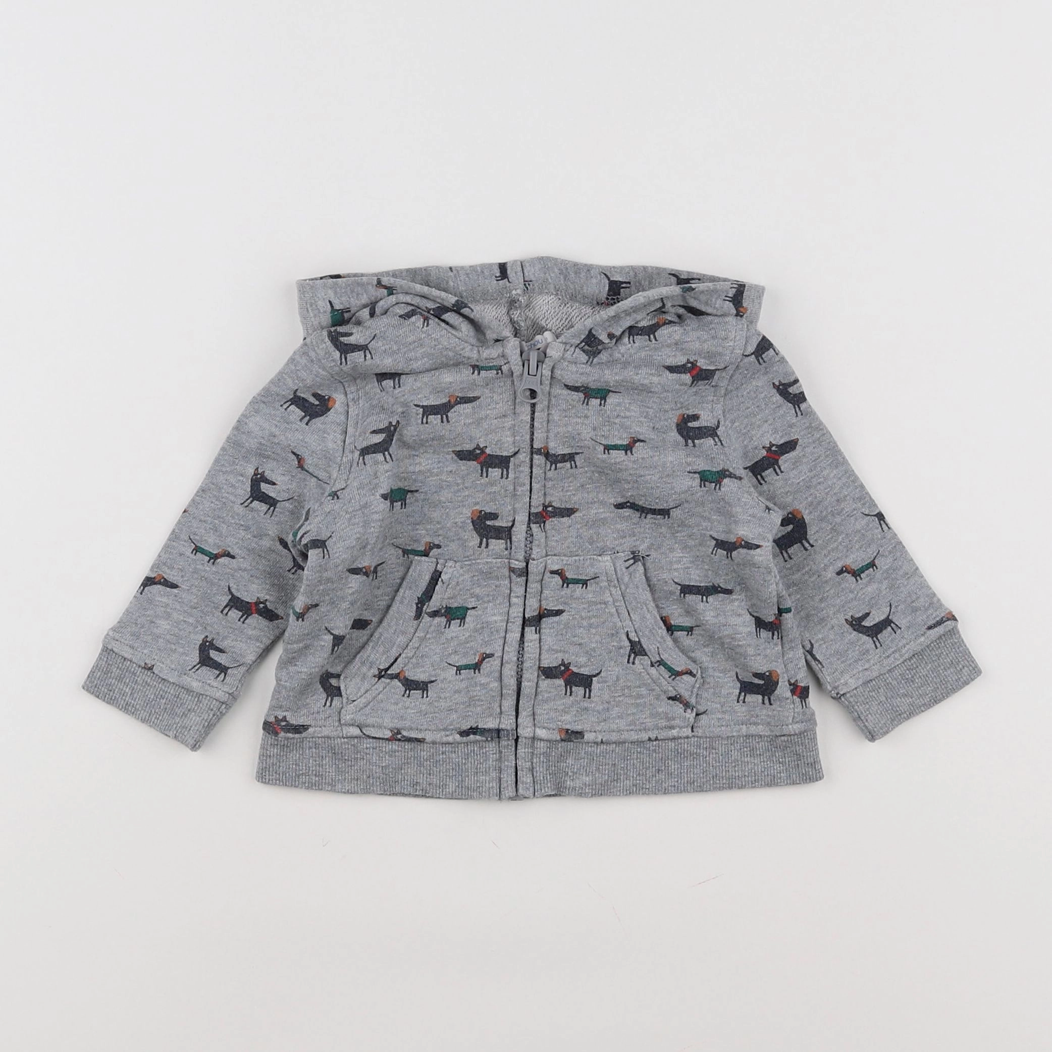 Boutchou - sweat gris - 6 mois