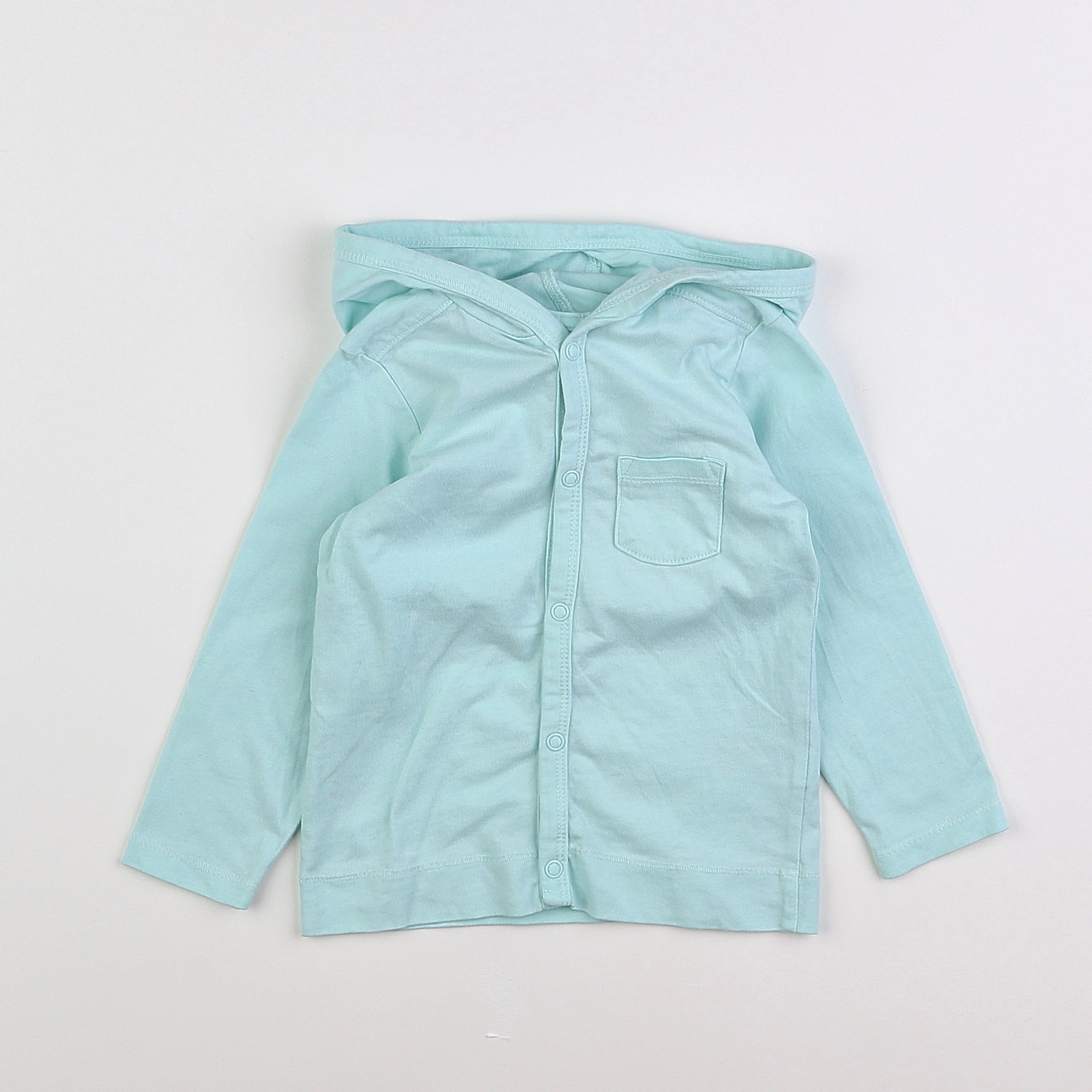 H&M - tee-shirt bleu - 9/12 mois