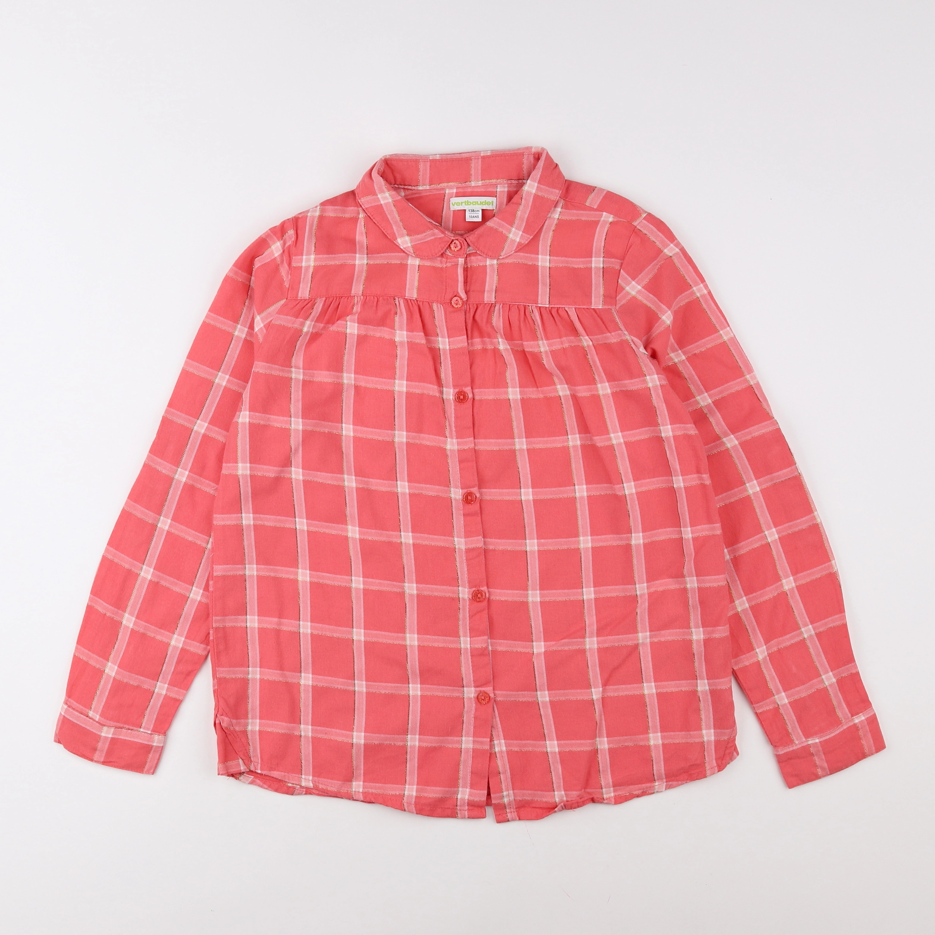 Vertbaudet - blouse rose - 10 ans