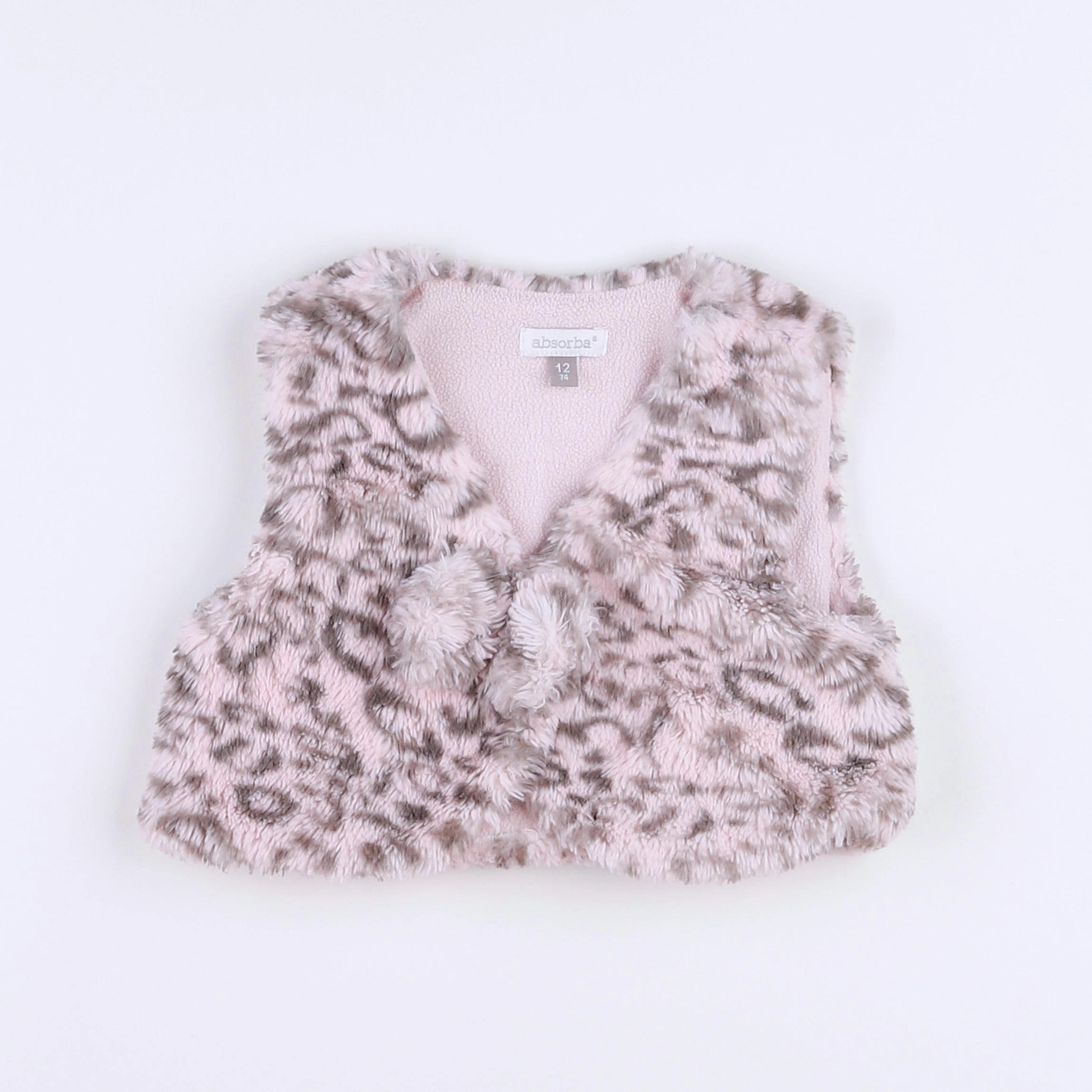 Absorba - gilet rose - 12 mois