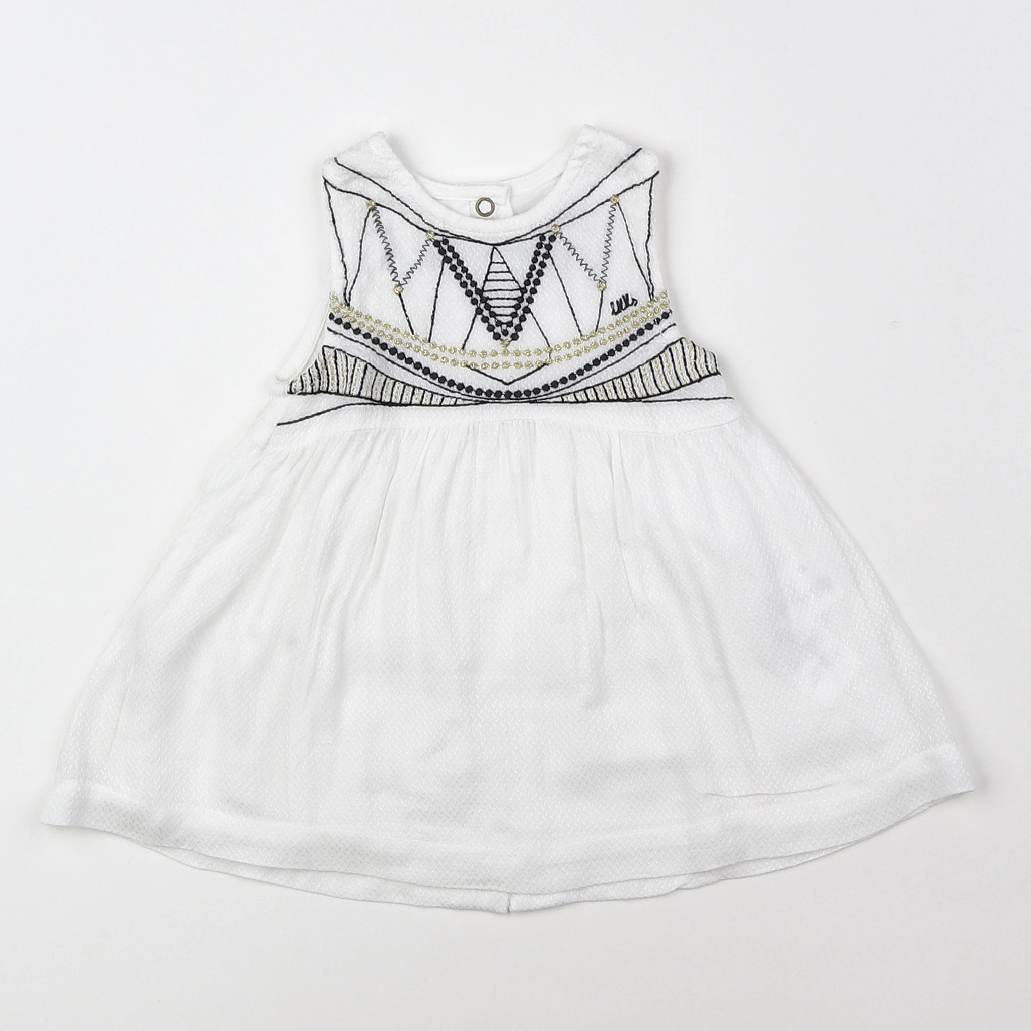 IKKS - robe blanc - 3 mois