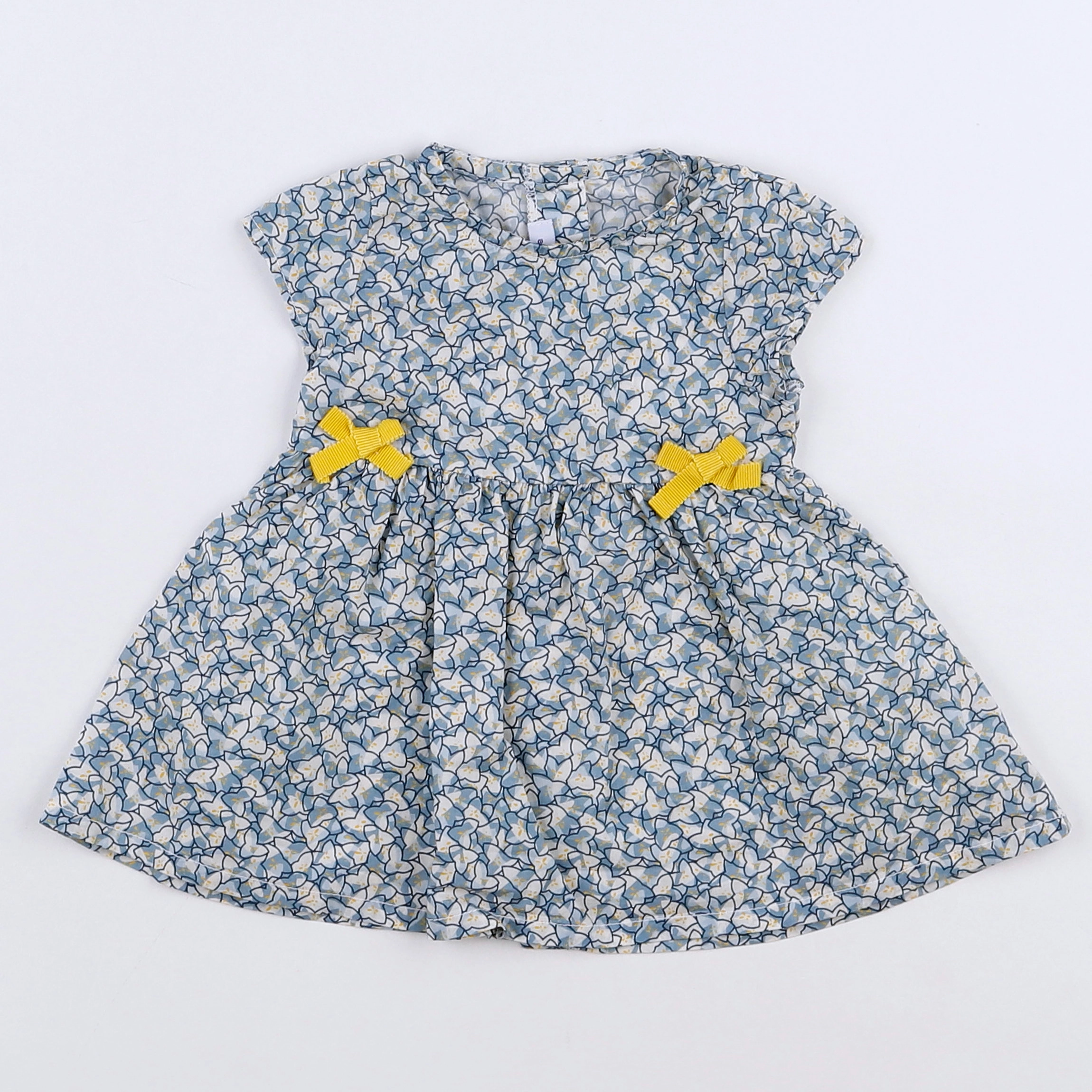 Absorba - robe bleu, jaune - 3 mois