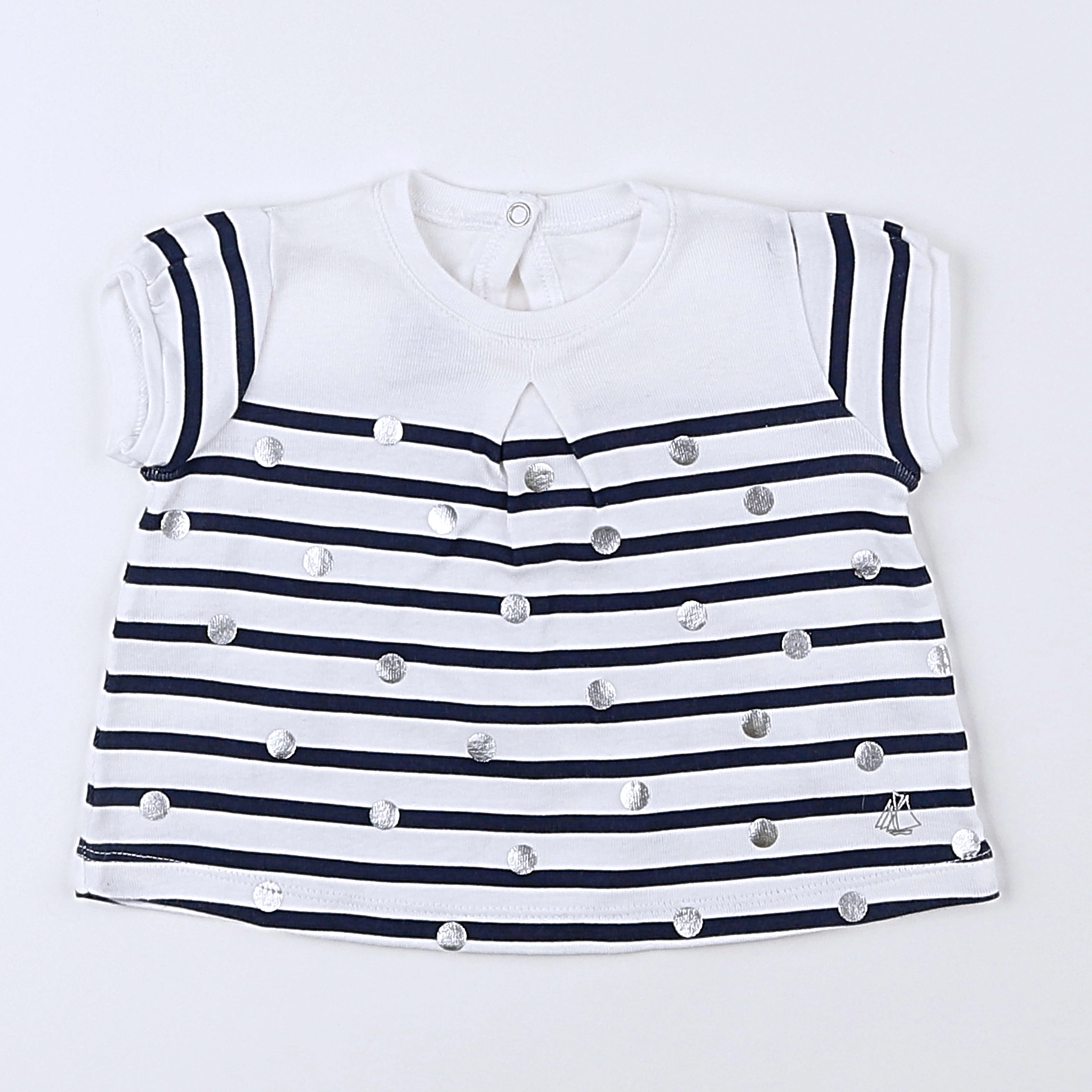 Petit Bateau - tee-shirt blanc - 3 mois