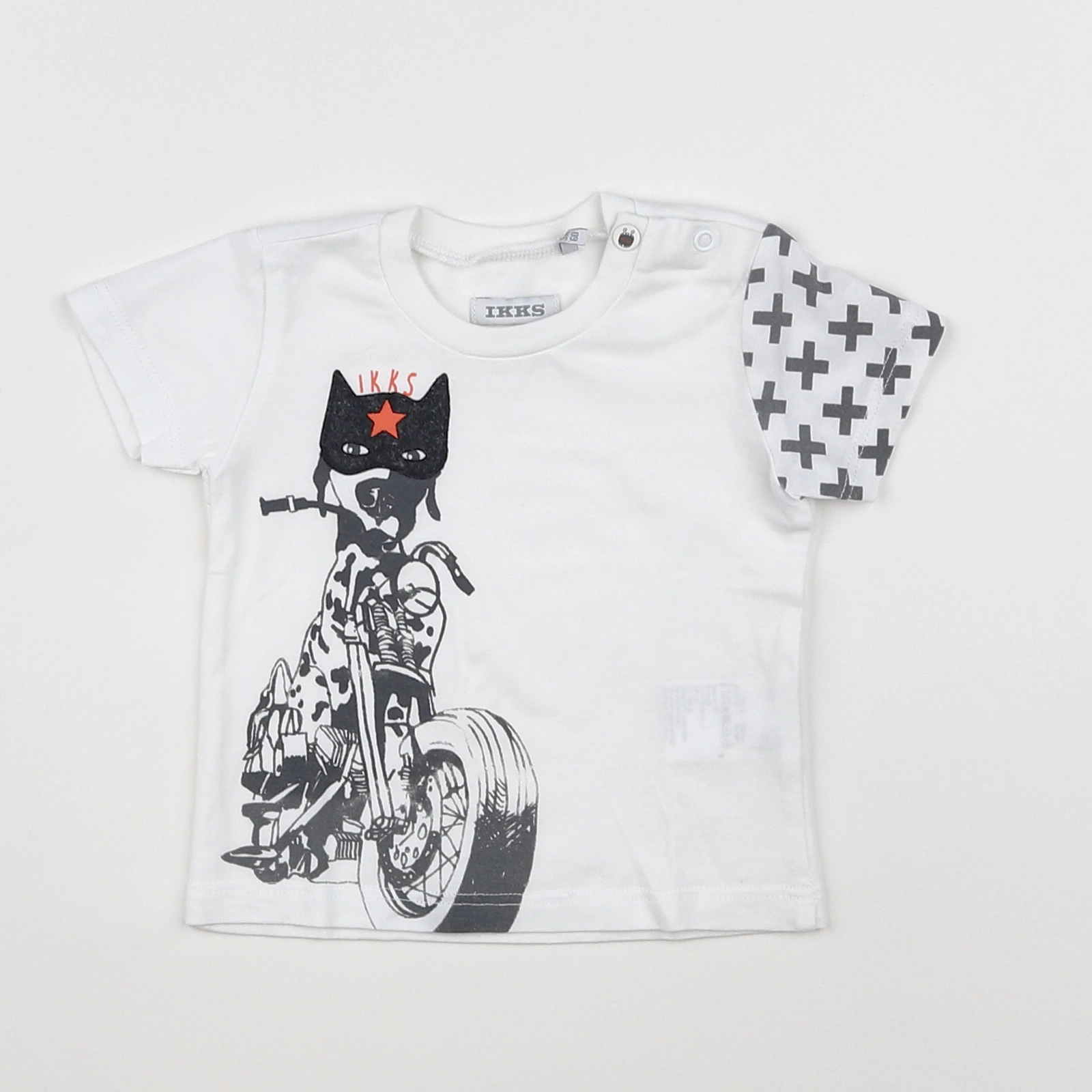 IKKS - tee-shirt blanc - 3 mois