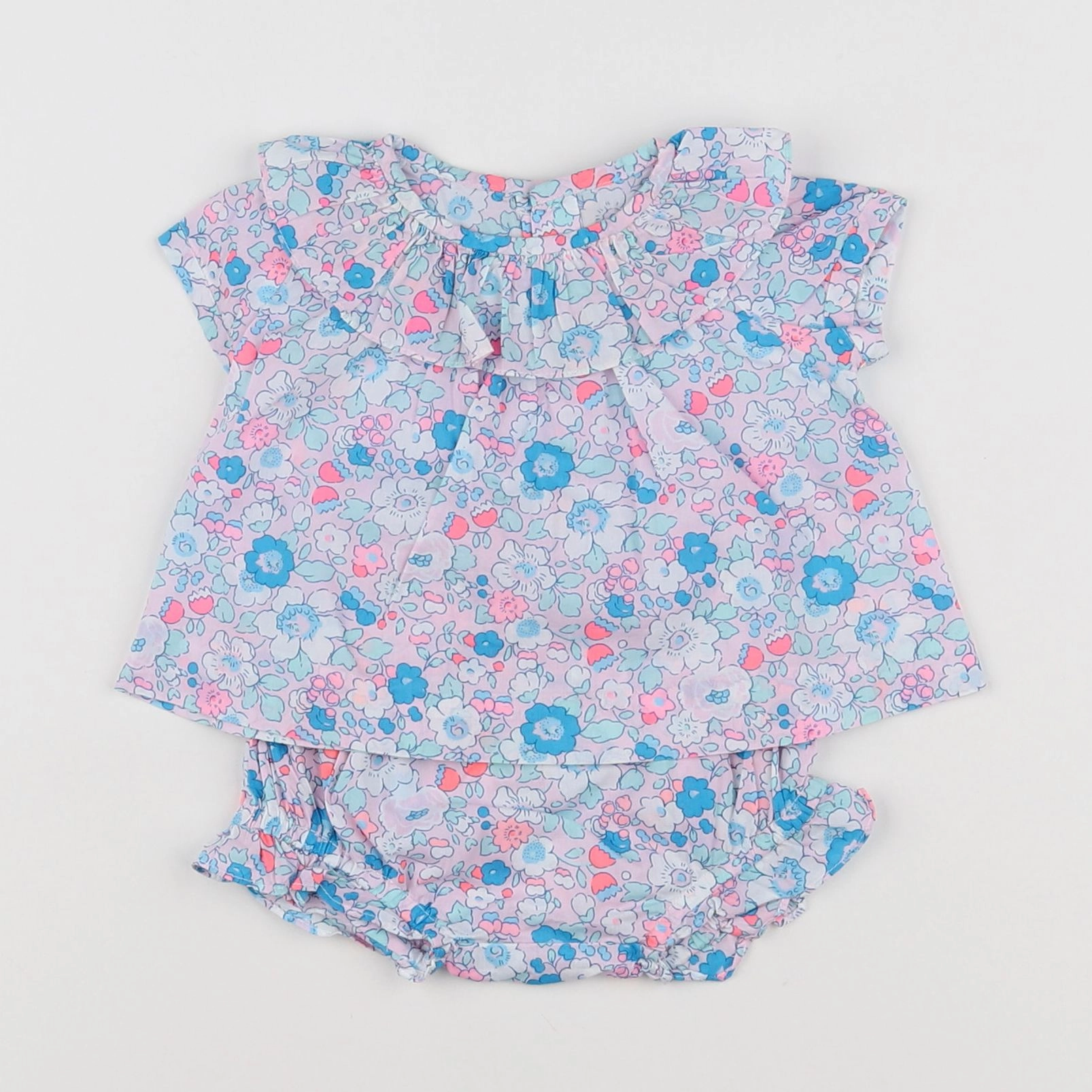 Jacadi - ensemble bleu - 1 mois