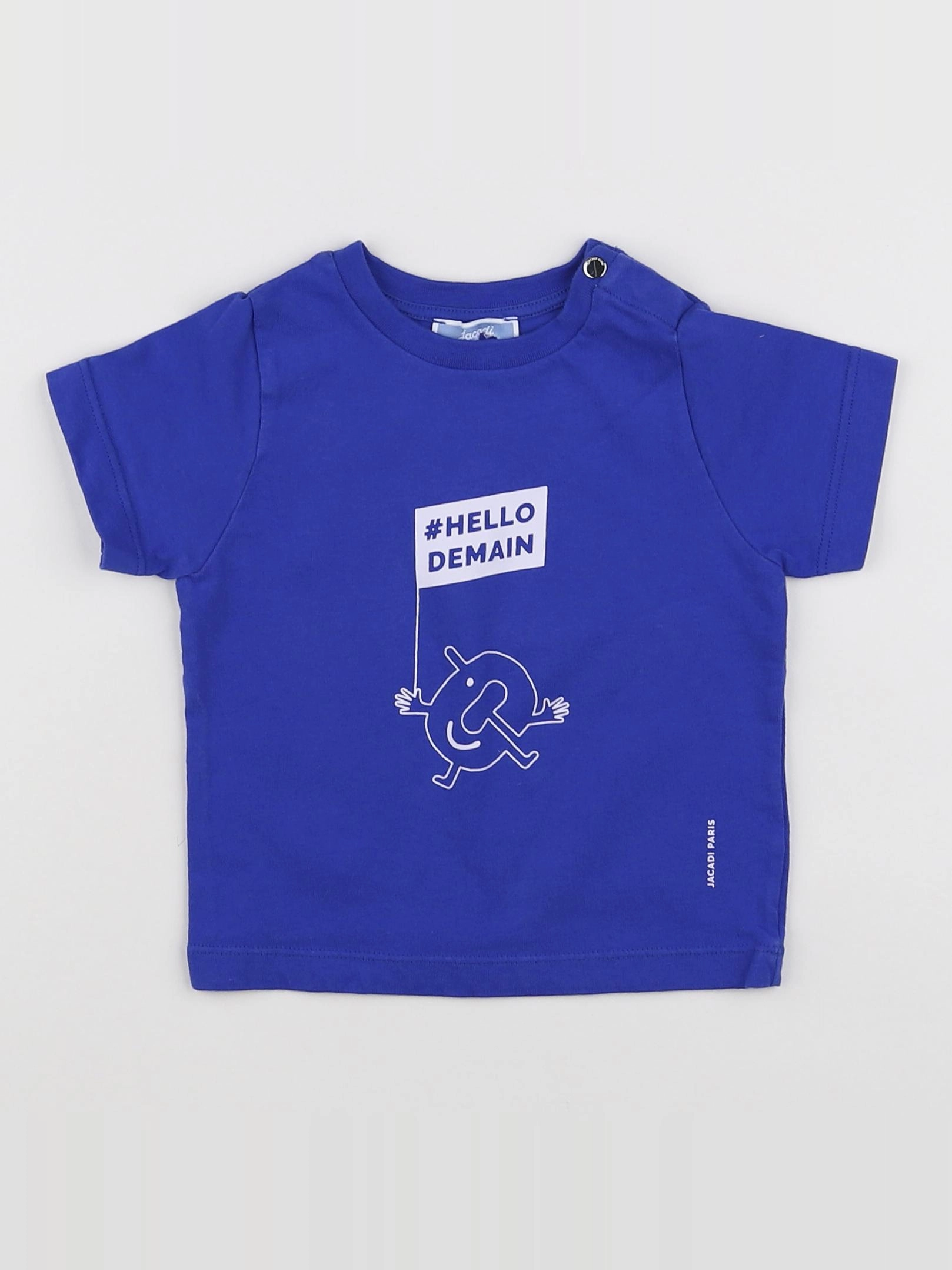 Jacadi - tee-shirt bleu - 6 mois