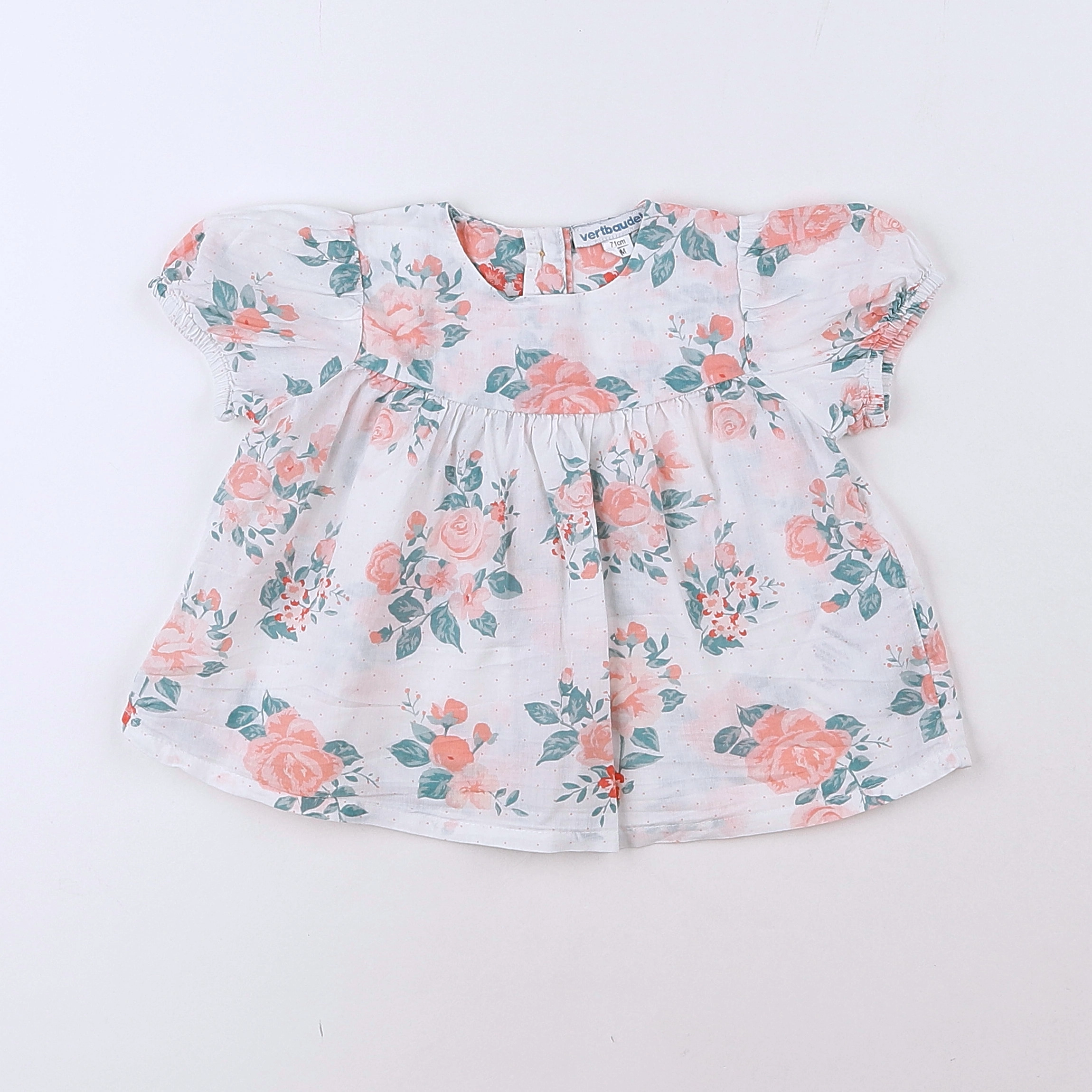 Vertbaudet - blouse multicolore - 9 mois