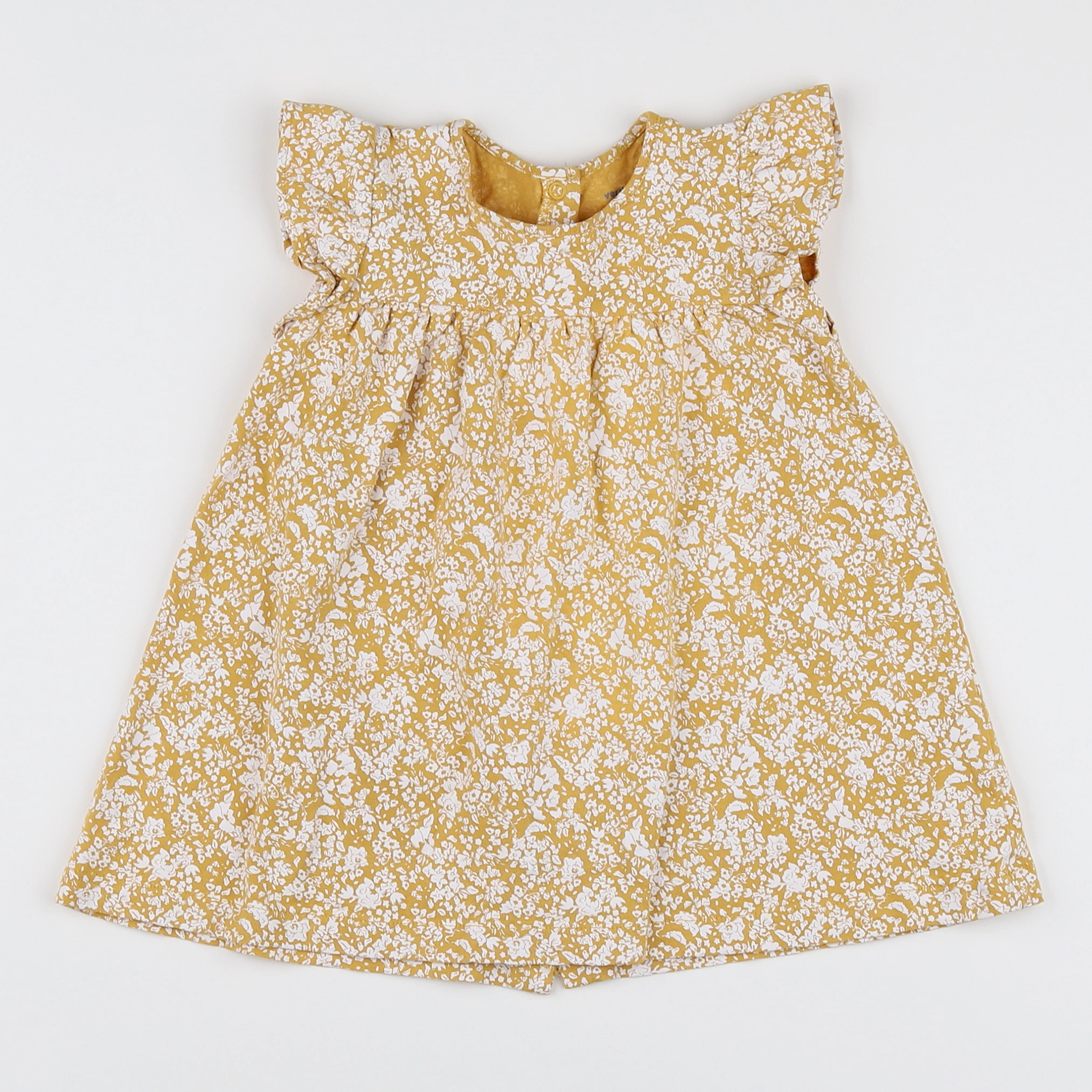 Vertbaudet - robe jaune - 18 mois
