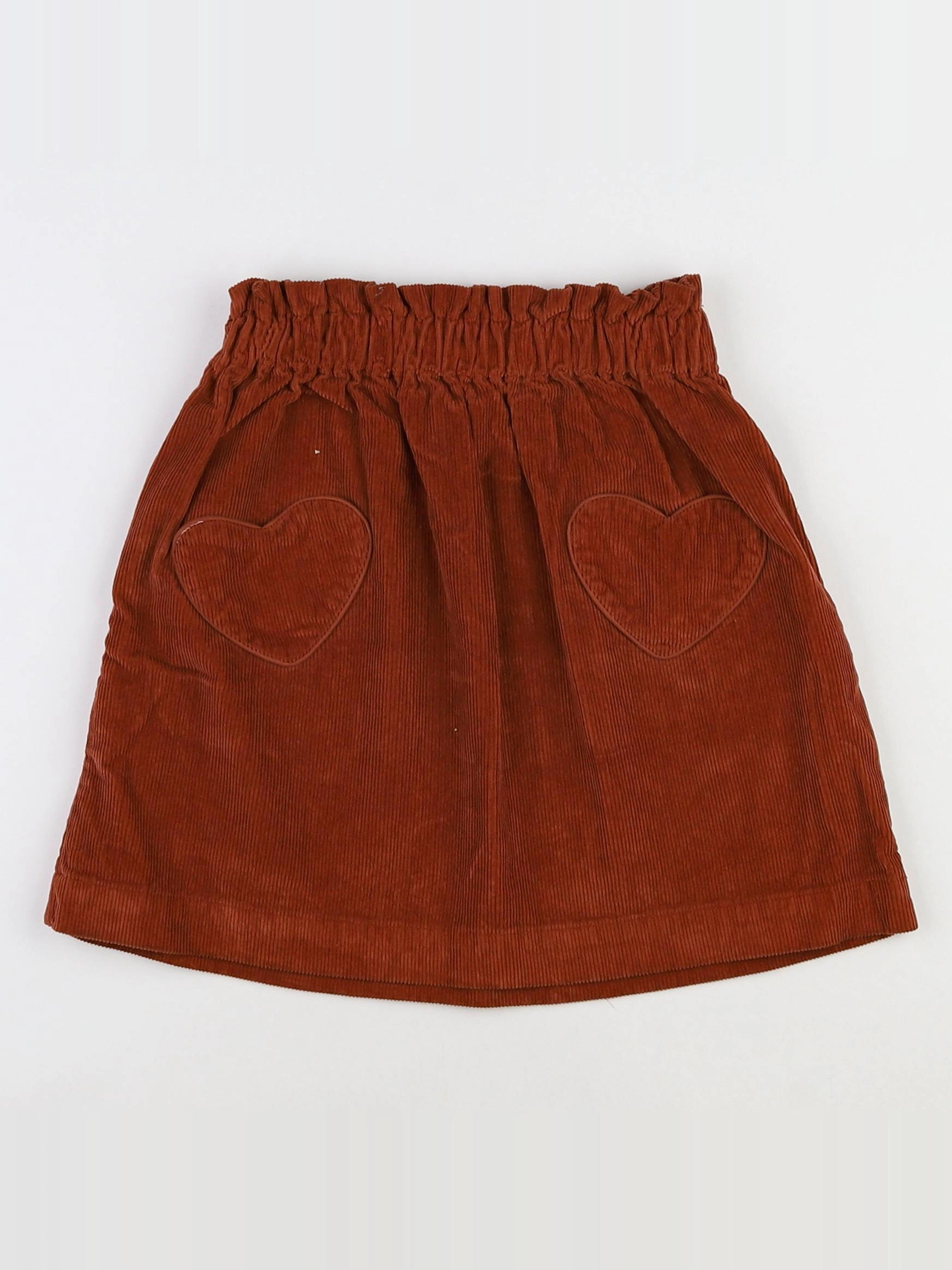 Bonton - jupe marron (neuf) - 8 ans