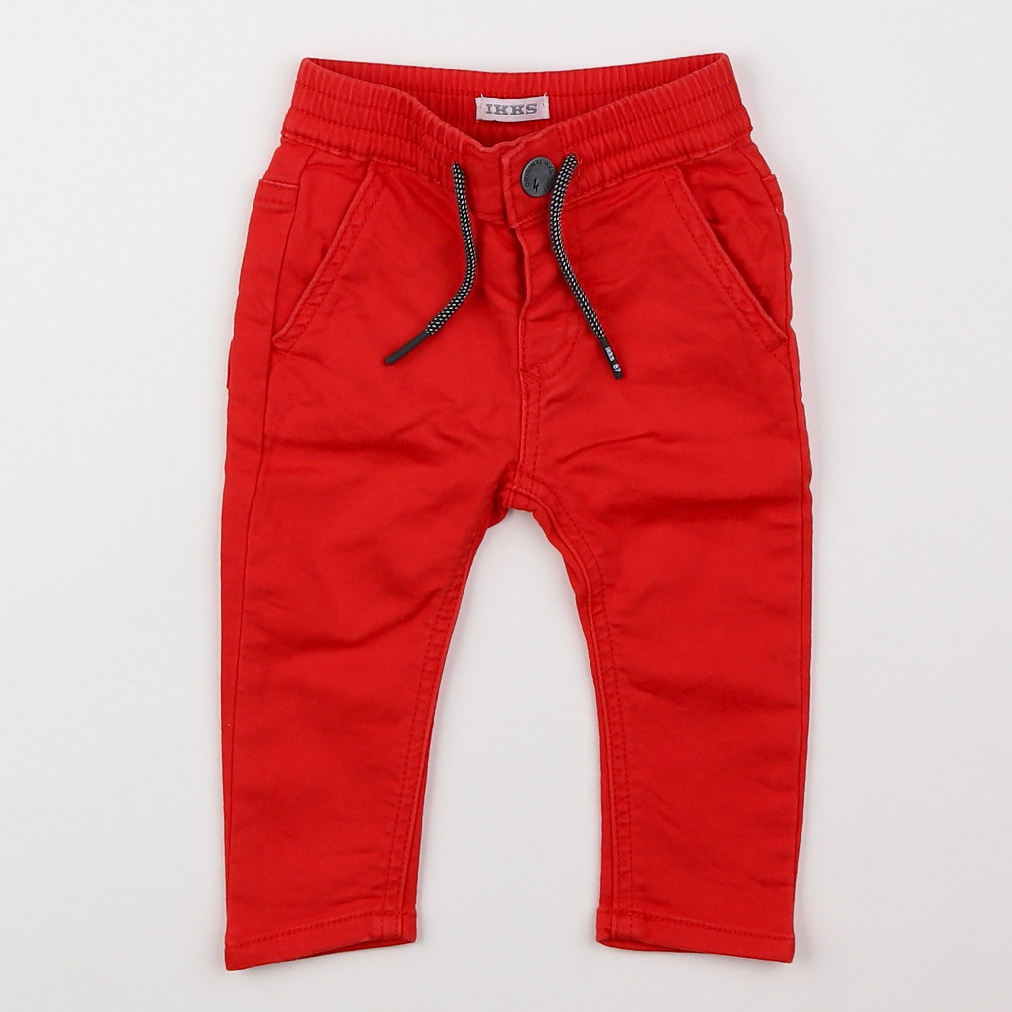 IKKS - pantalon rouge - 3 mois