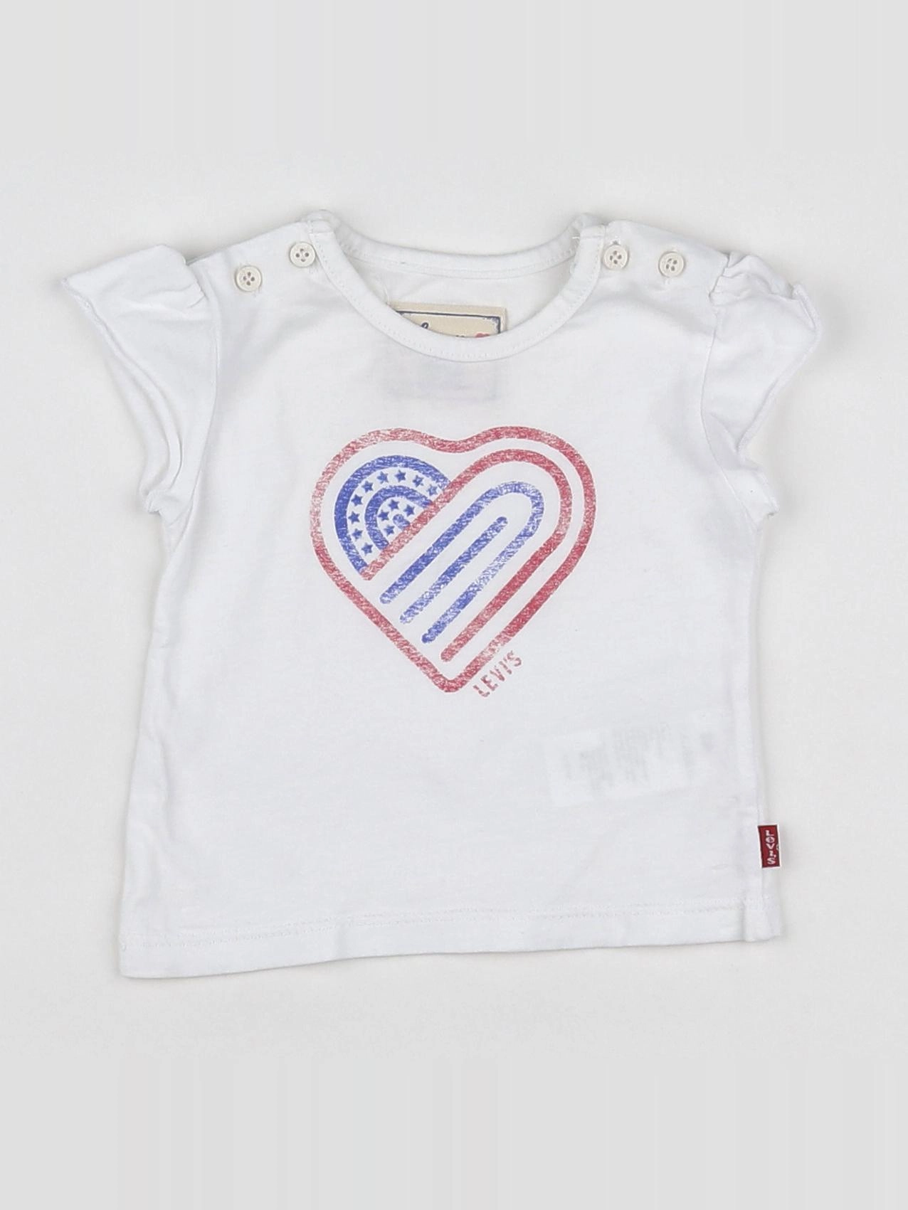 Levi's - tee-shirt blanc - 3 mois
