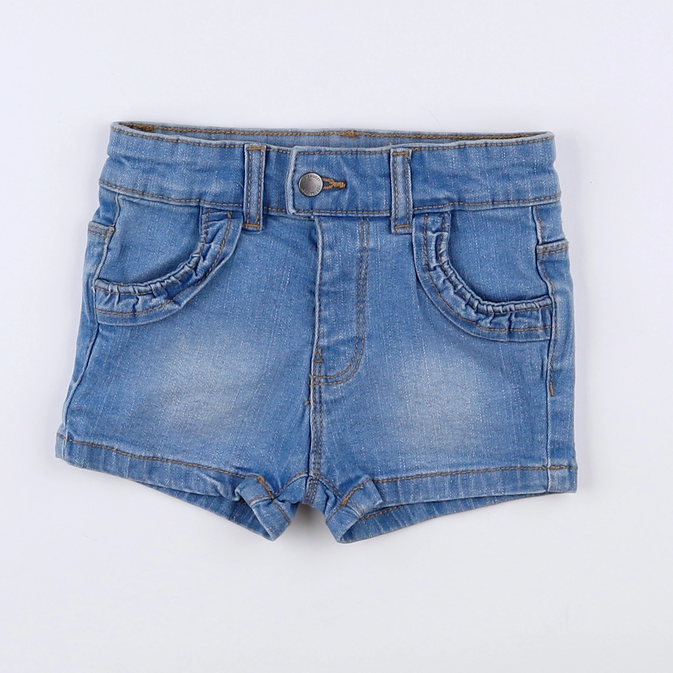 Vertbaudet - short bleu - 18 mois
