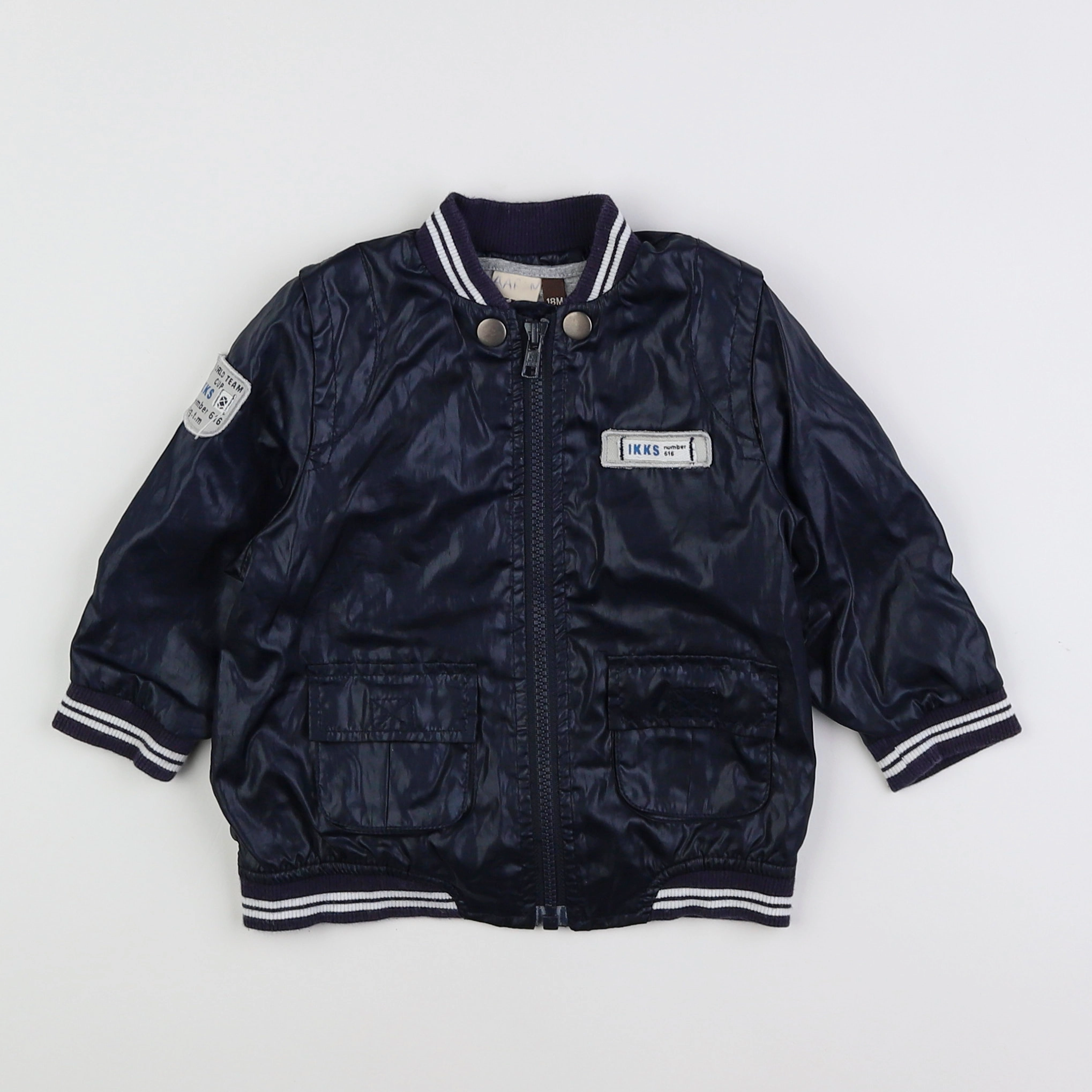 IKKS - veste bleu - 18 mois