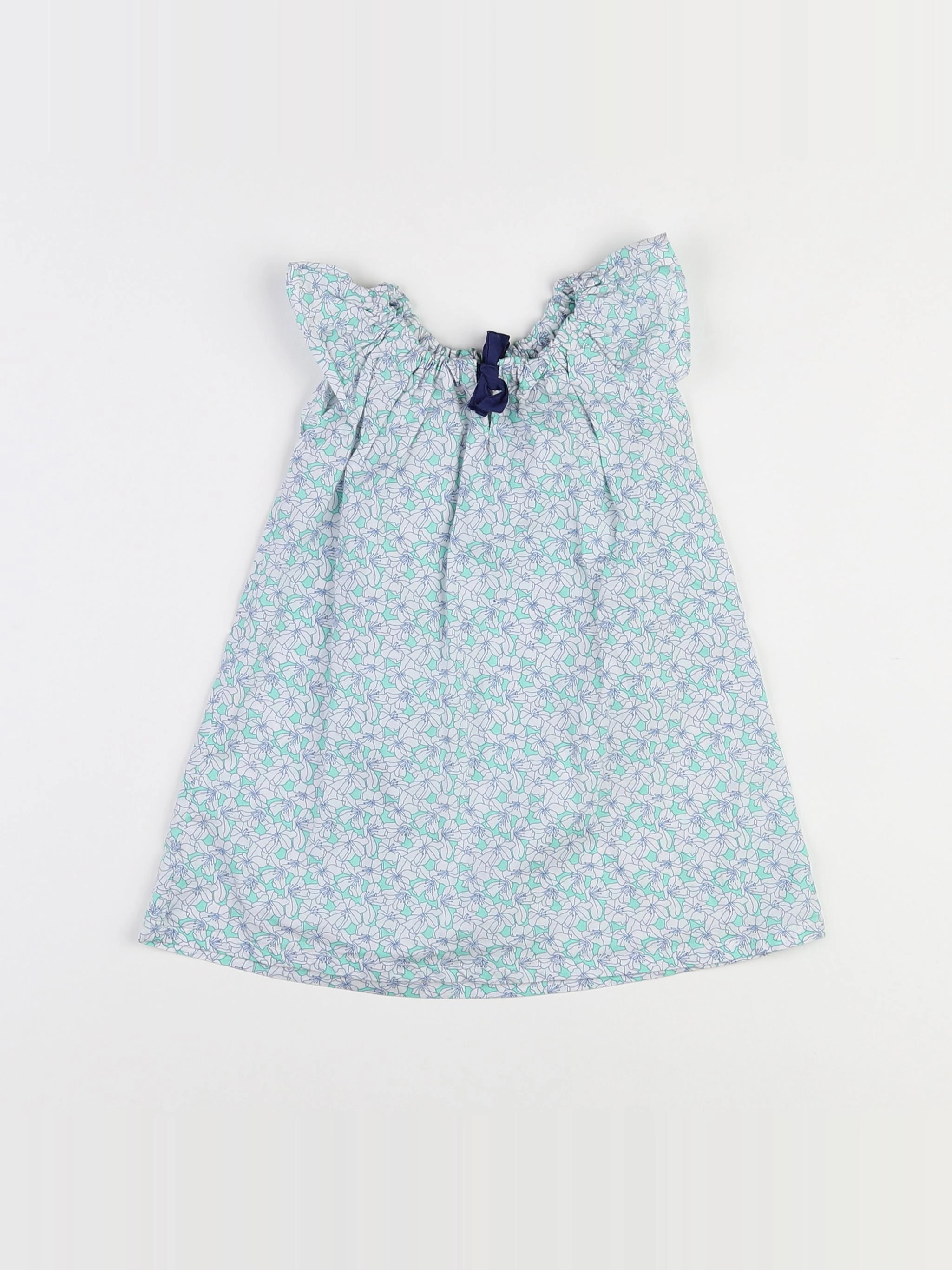 Louis et Victorie - robe bleu - 18 mois