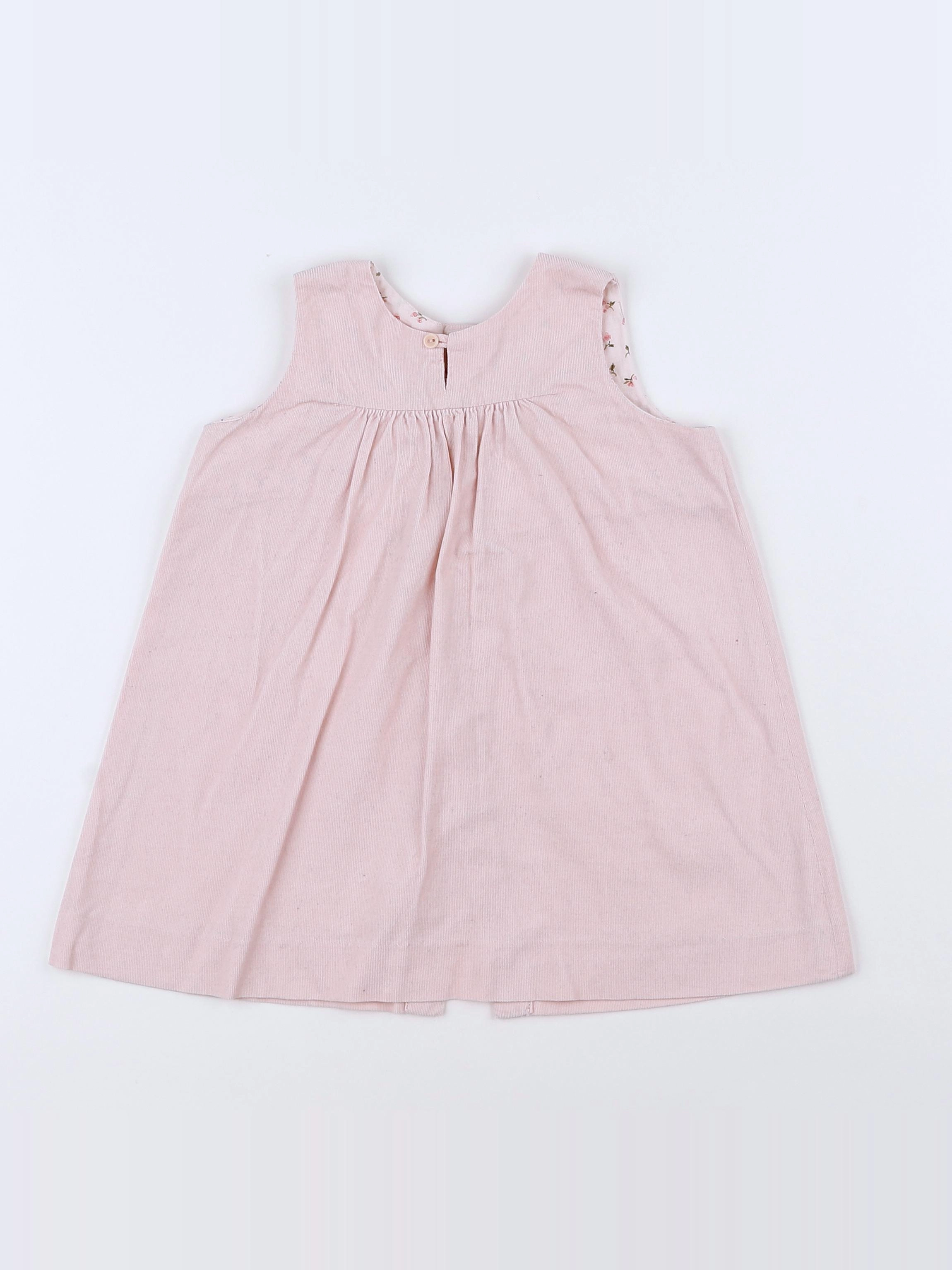 Bonpoint - robe rose - 2 ans
