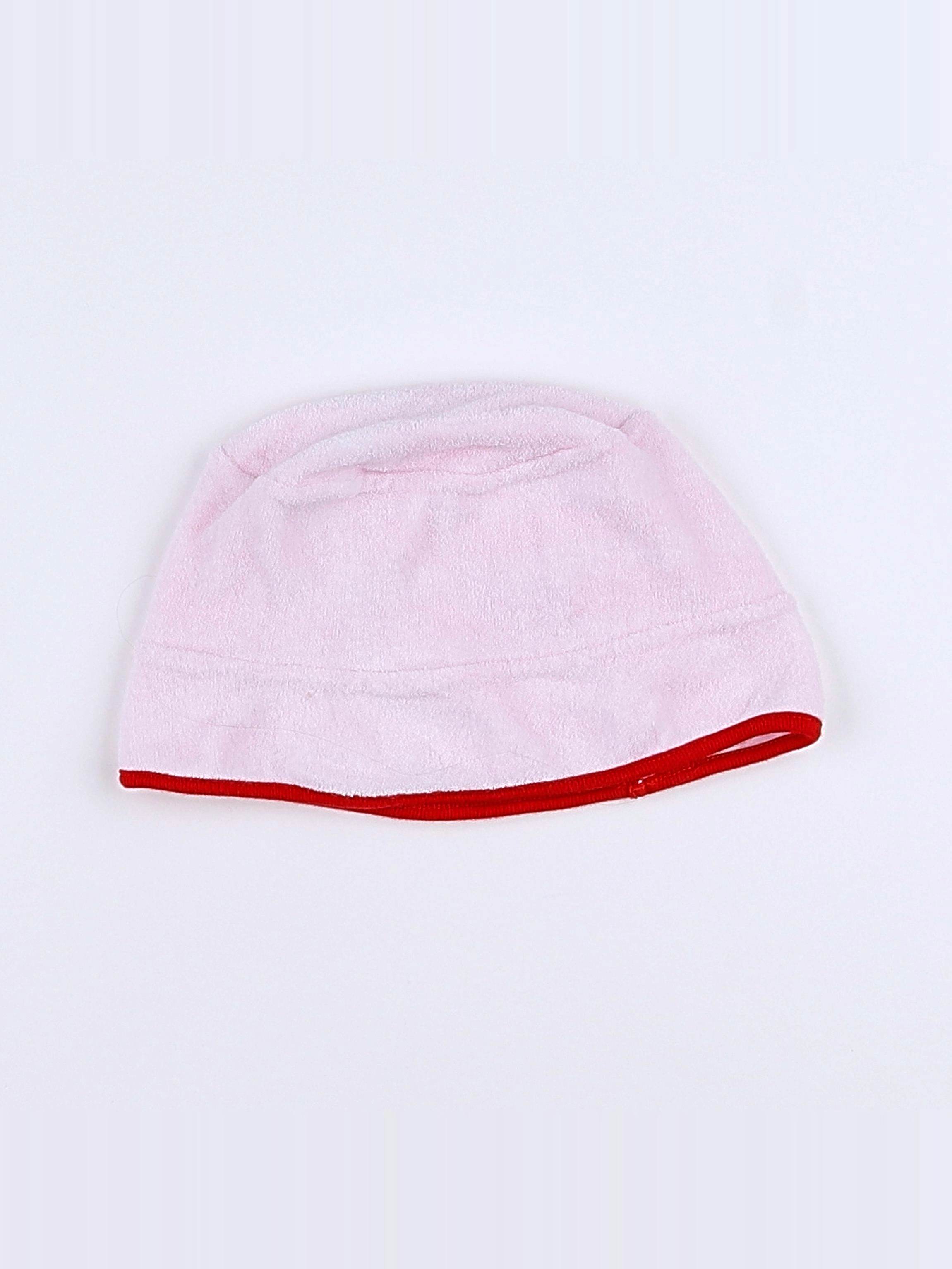 Petit Bateau - bonnet rose - 12 mois