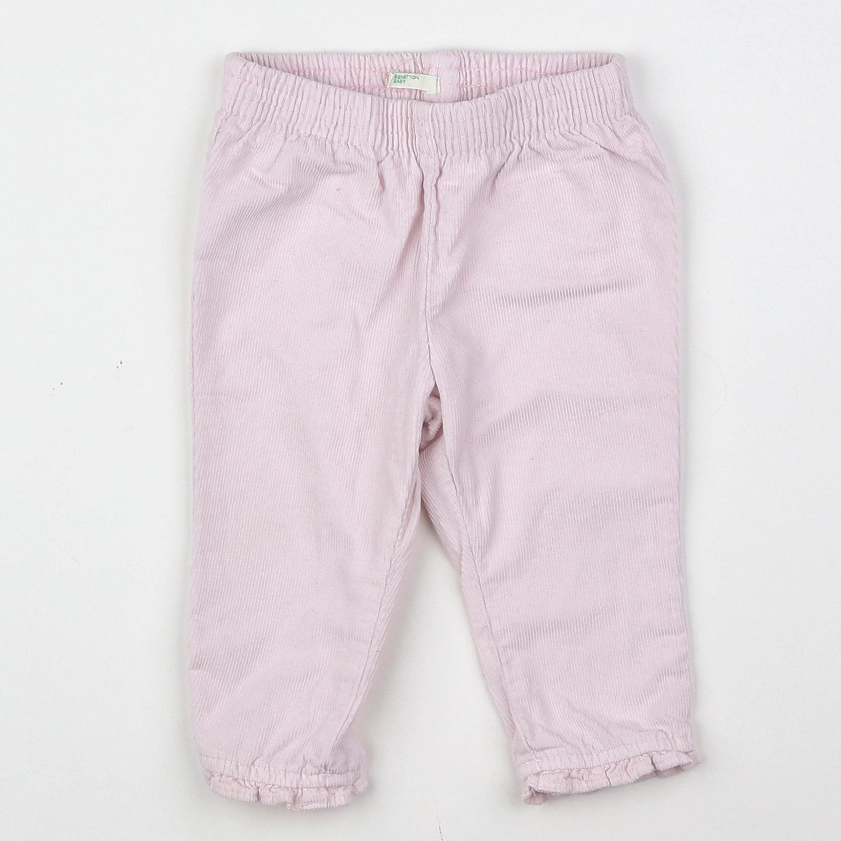 Benetton - pantalon rose - 9/12 mois