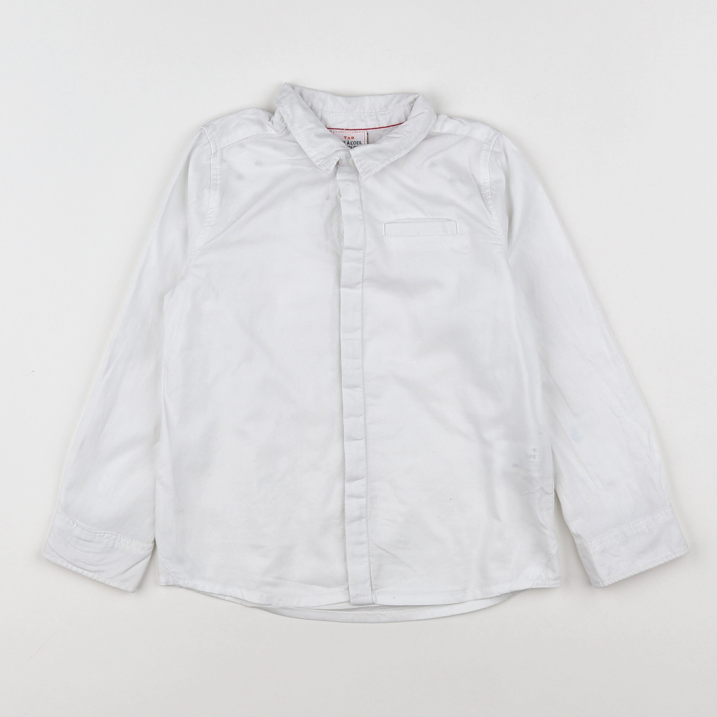 Tape à l'oeil - chemise blanc - 4 ans