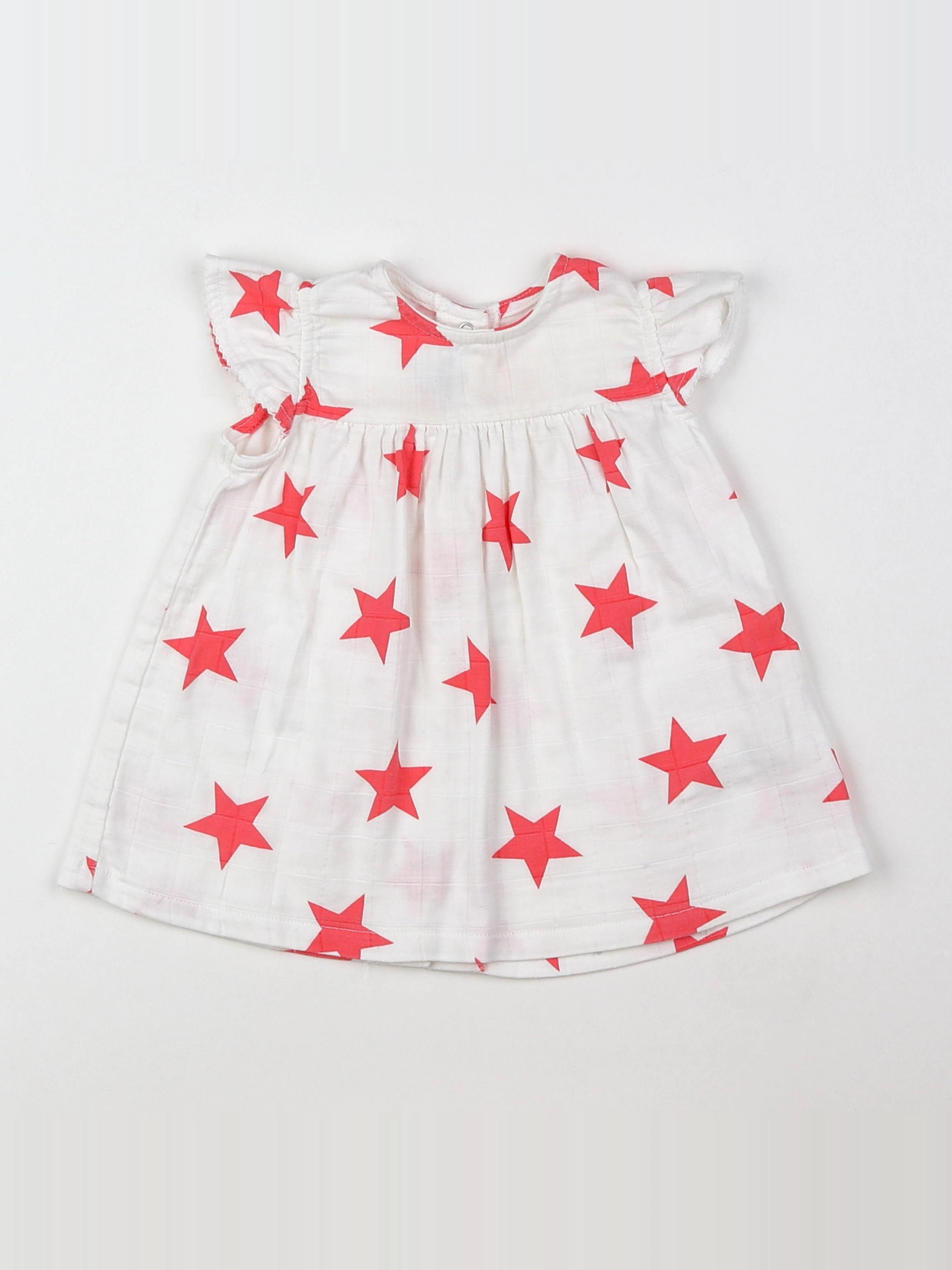 Absorba - robe blanc - 12 mois