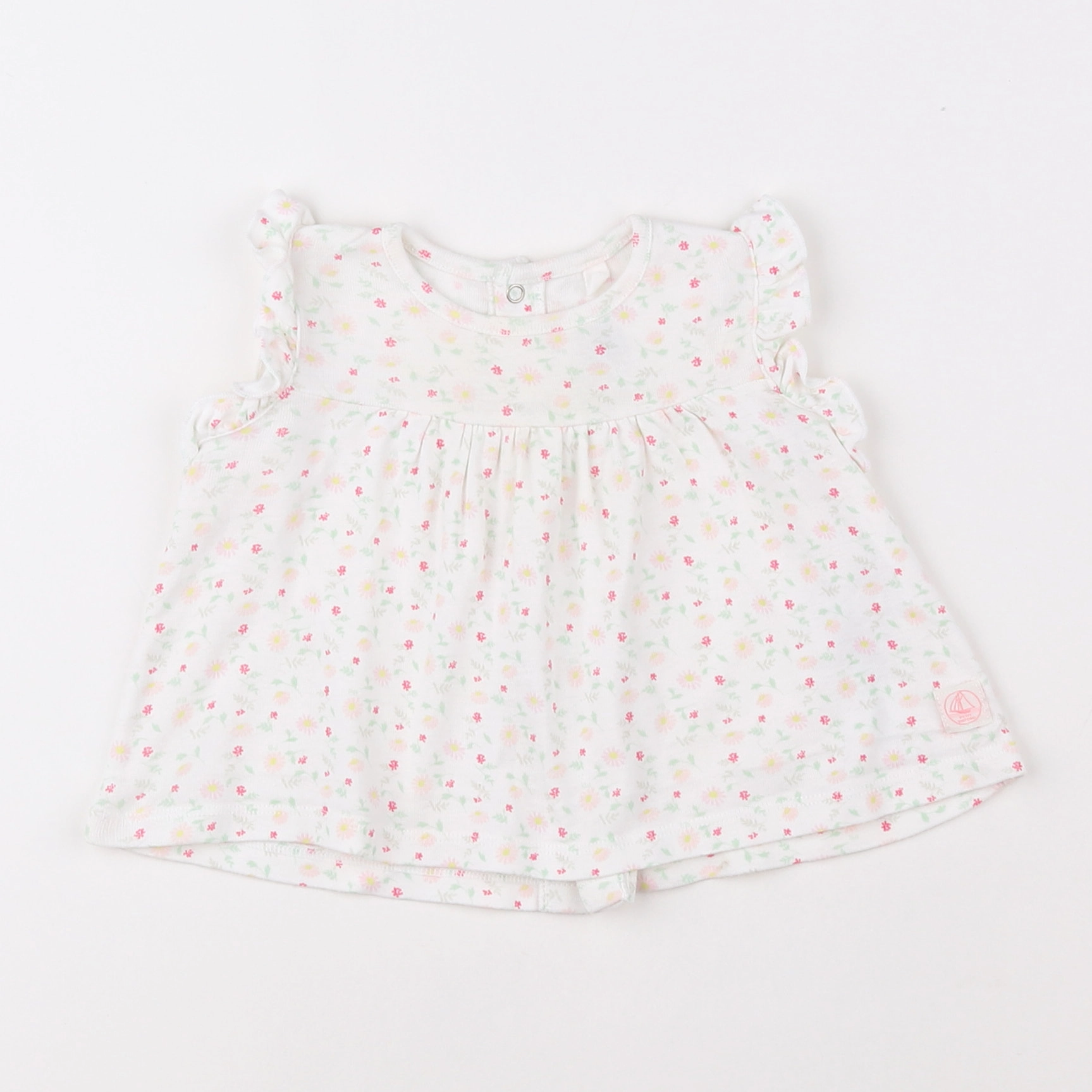 Petit Bateau - robe multicolore - 6 mois