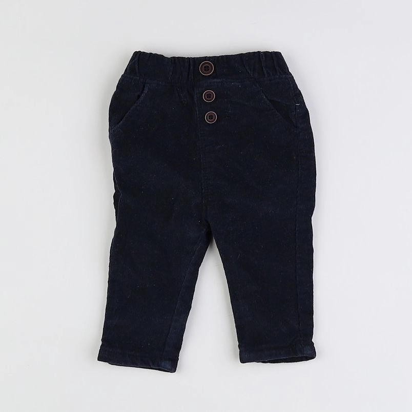 Tape à l'oeil - pantalon bleu - 3 mois