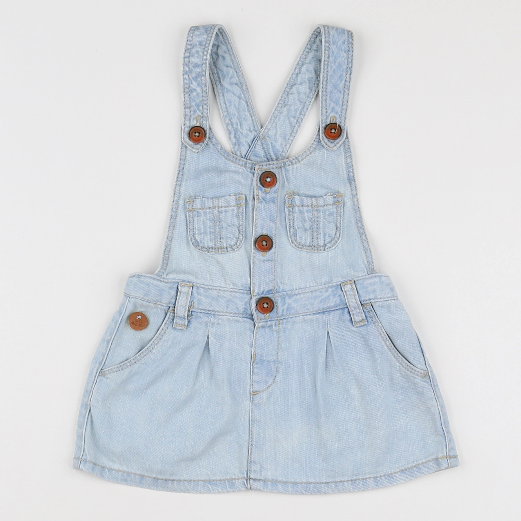 Zara - robe bleu - 9/12 mois