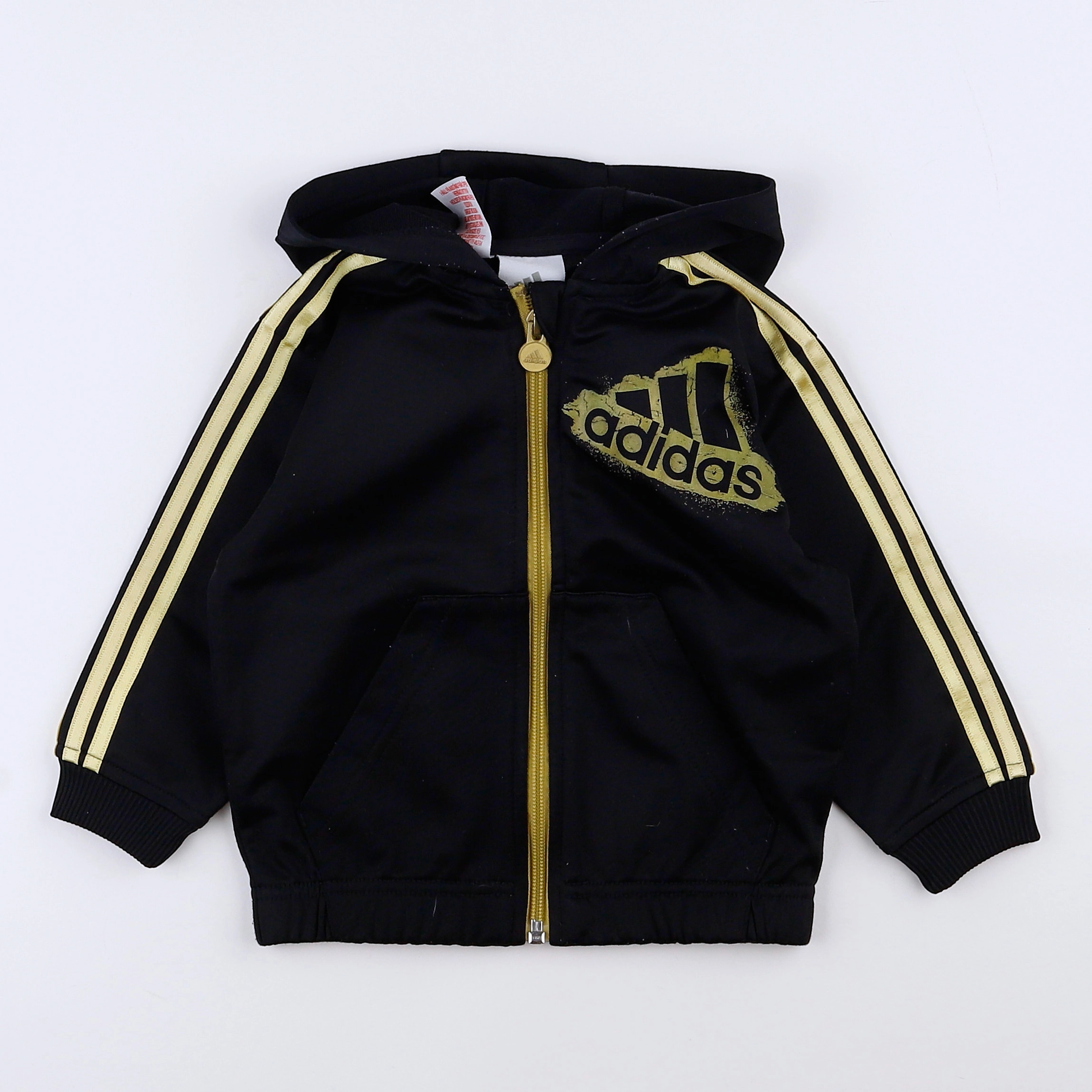 Adidas - sweat noir - 18 mois