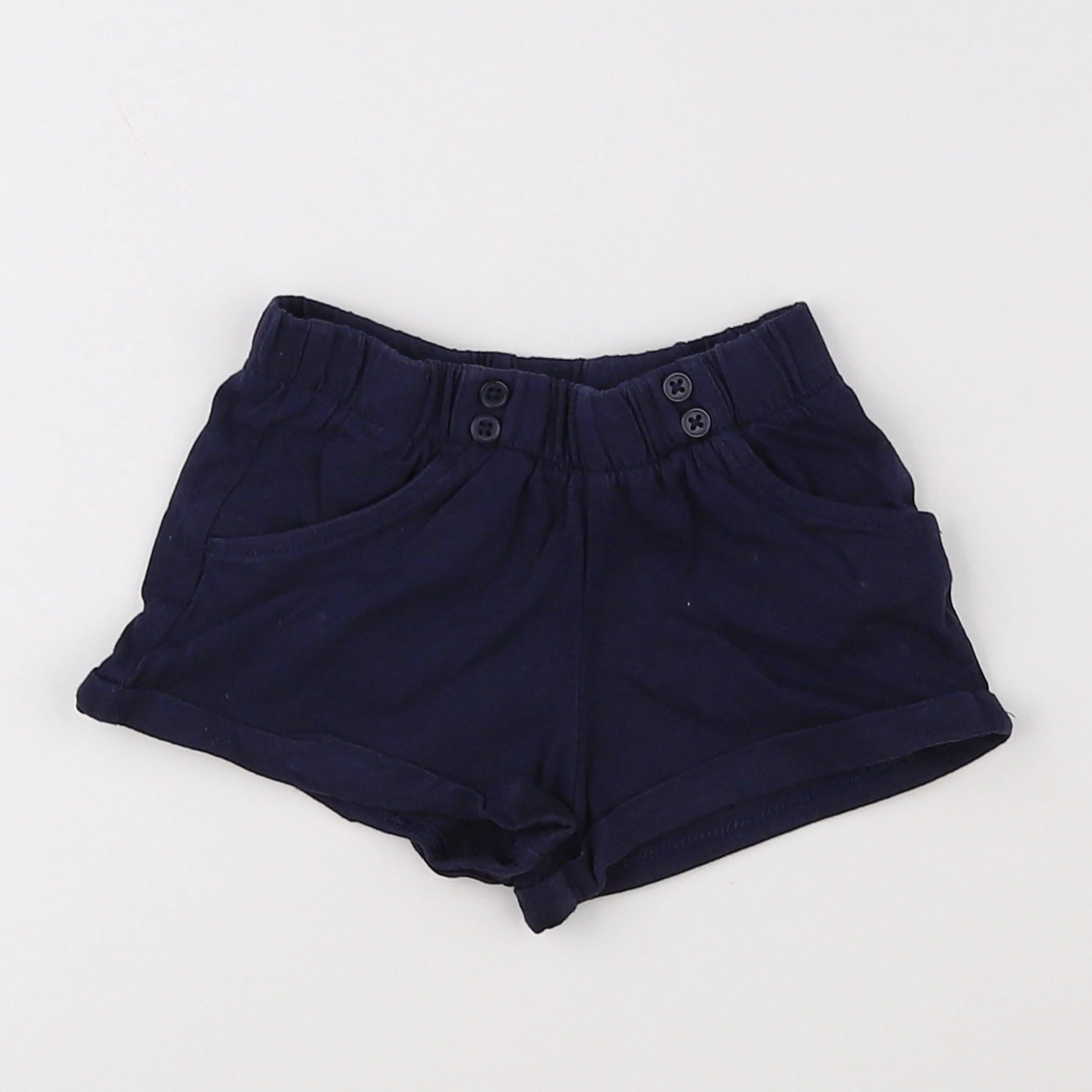 Boutchou - short bleu - 12 mois