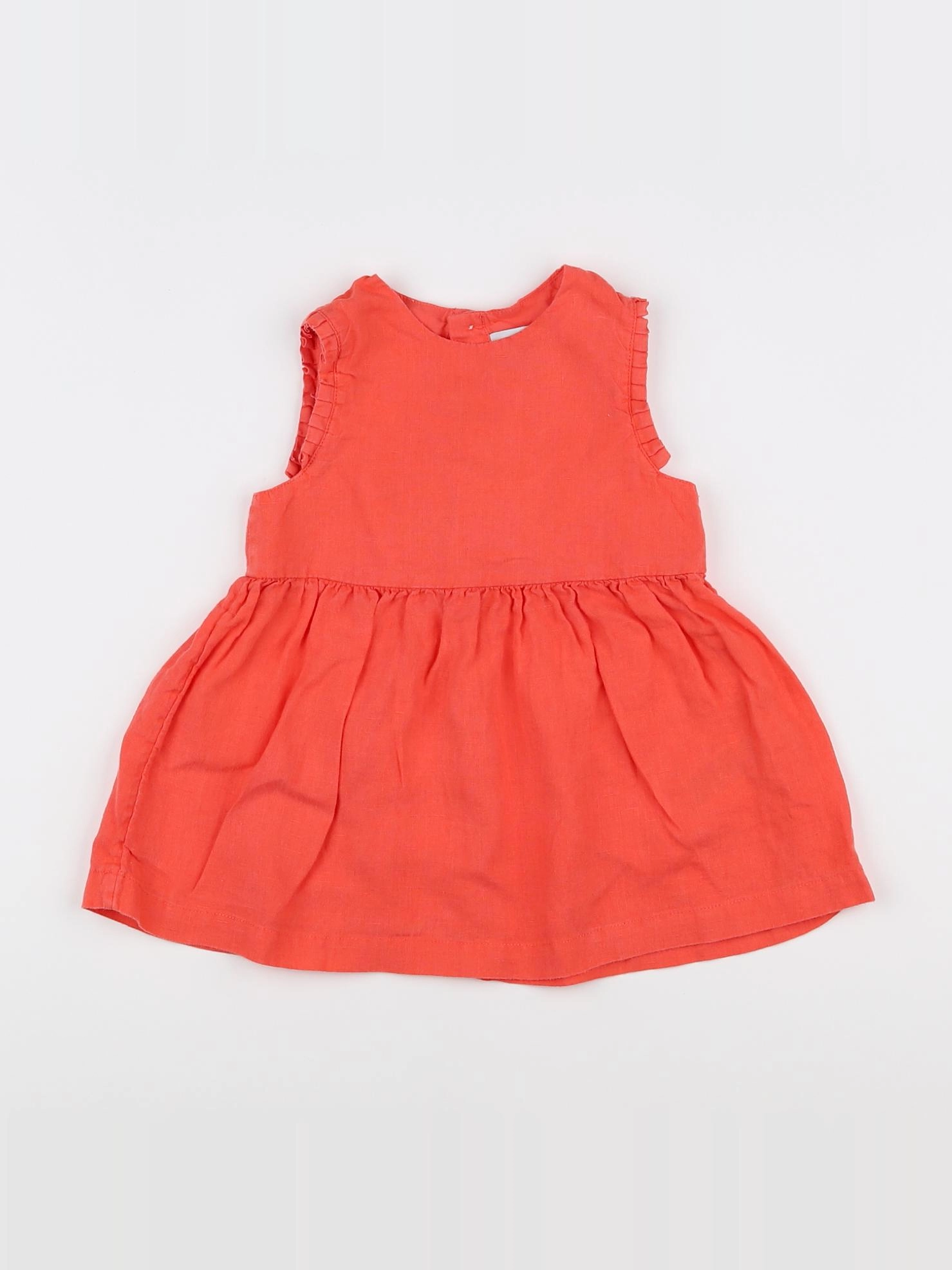 Petit Bateau - robe rose - 12 mois
